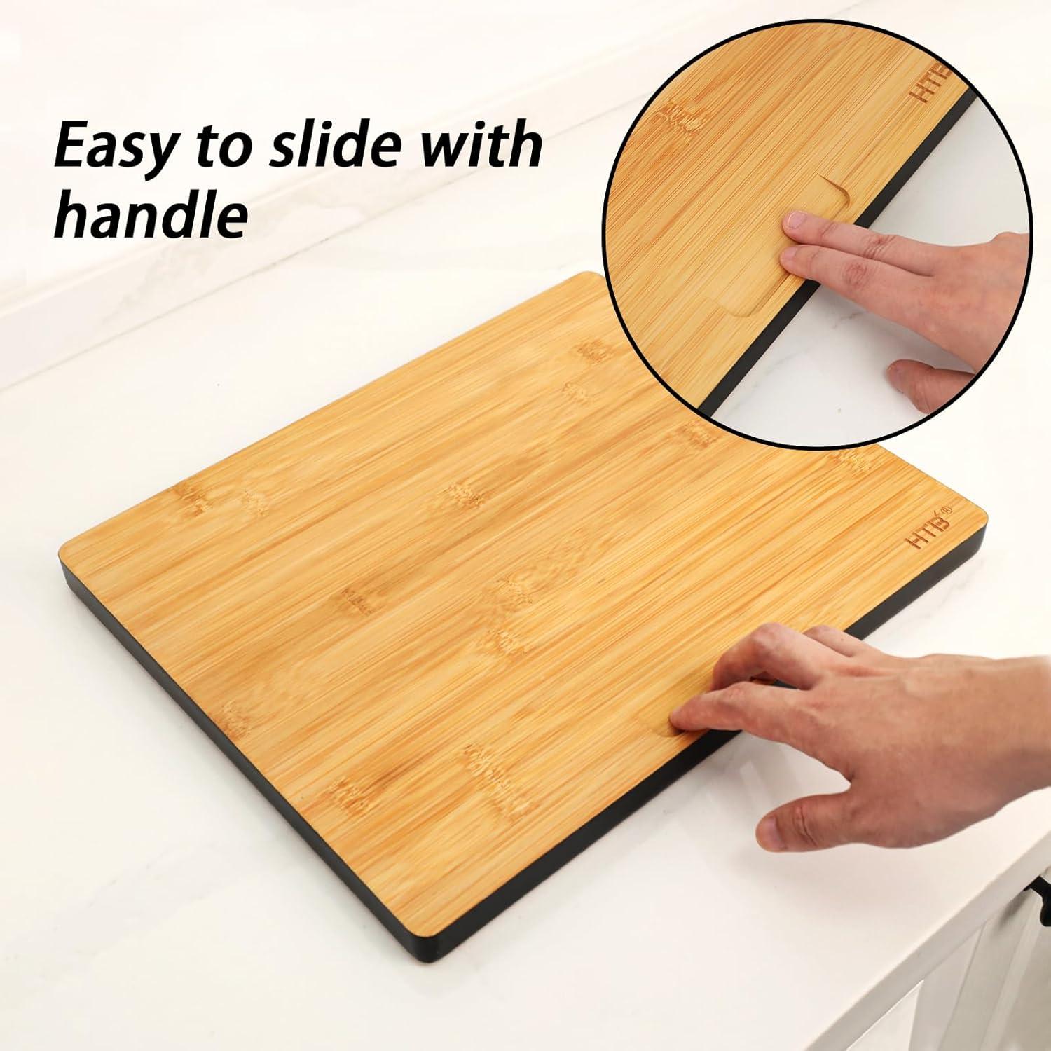 Appliance Sliders for Kitchen Appliances,Sliding Tray for Coffee Maker,Bamboo Small Appliance Slider for Heavy Appliances with Rolling Wheels