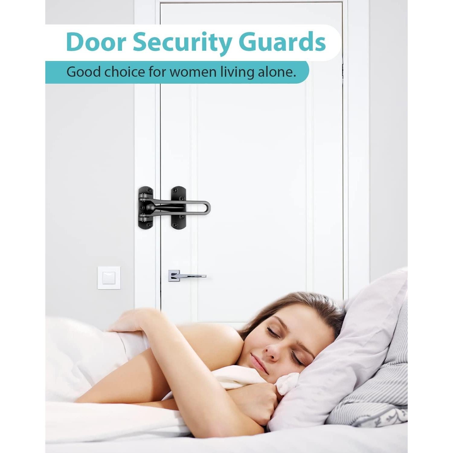 Cerradura de Barra Oscilante CRANACH Negra - Seguridad para Puertas