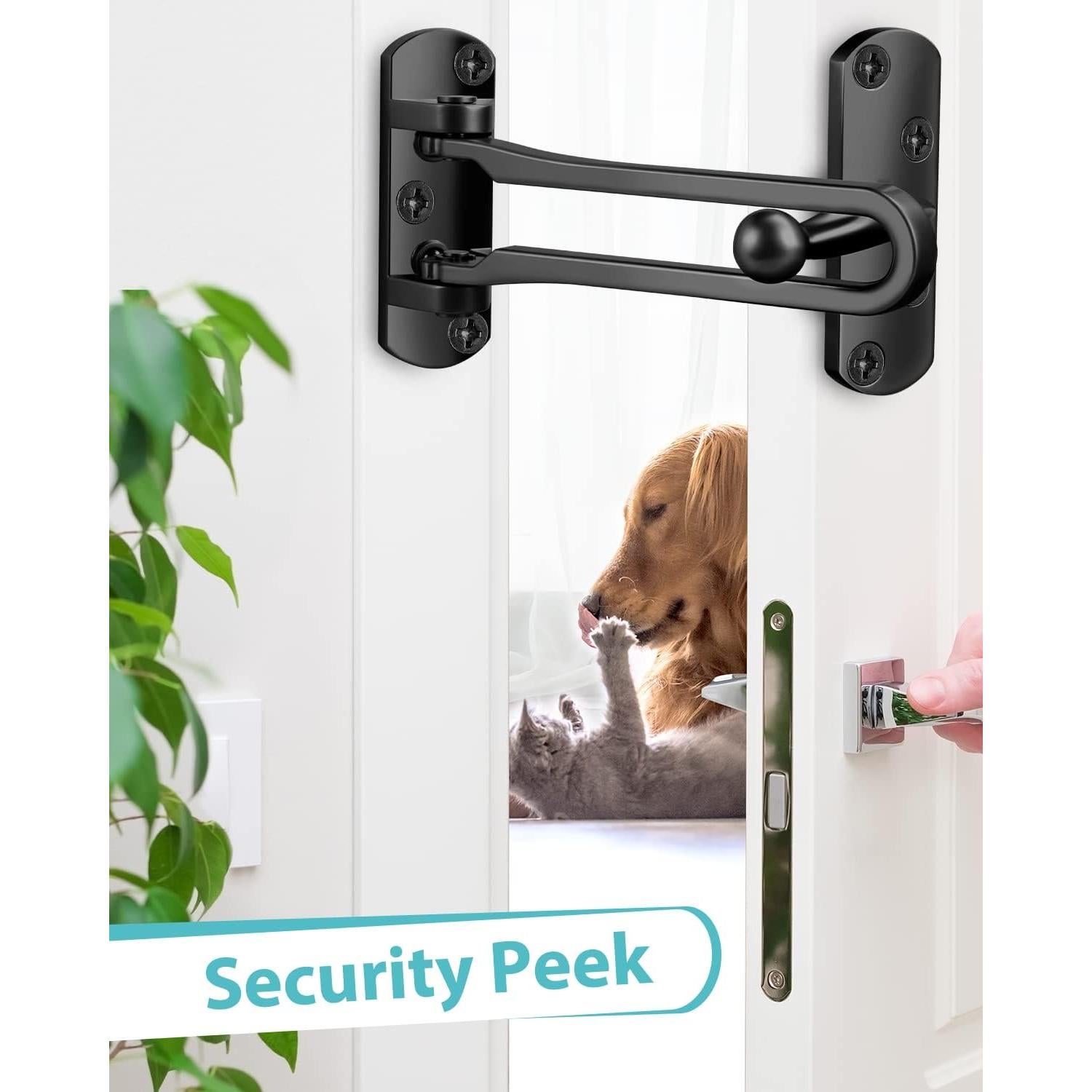 Cerradura de Barra Oscilante CRANACH Negra - Seguridad para Puertas