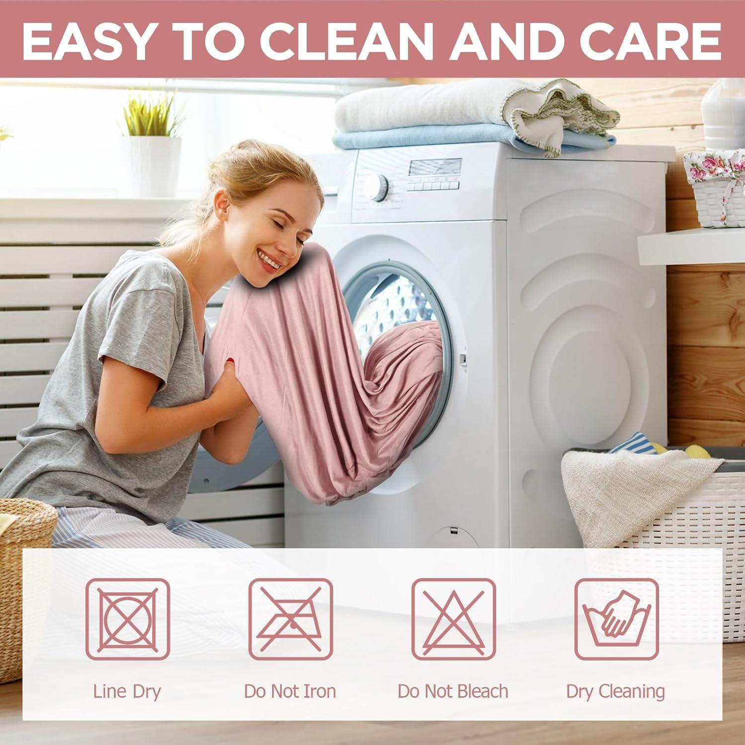 Juego de Fundas para Sofá Peryiter 3 Piezas Rosa Claro