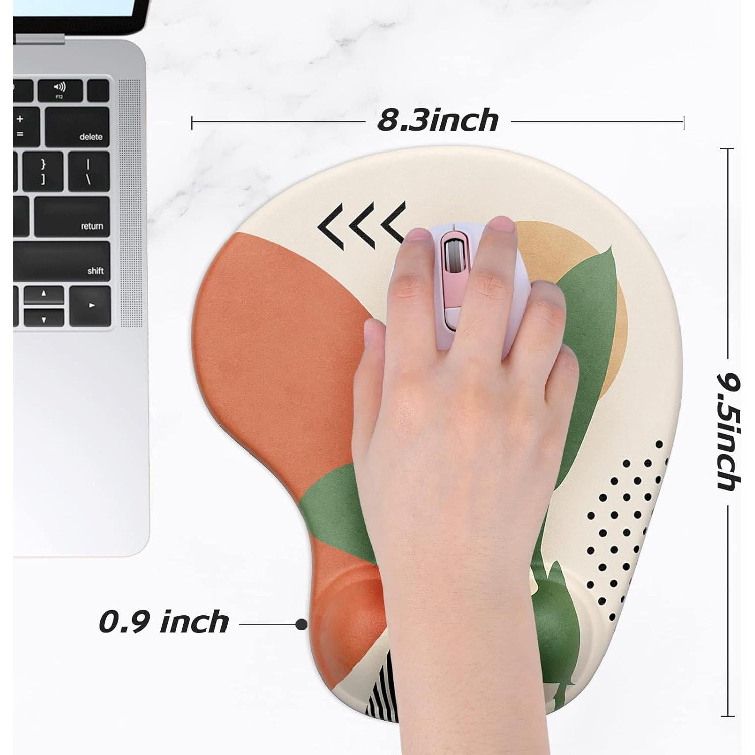 Alfombrilla de Ratón Ergonómica Hsurbtra con Soporte de Gel