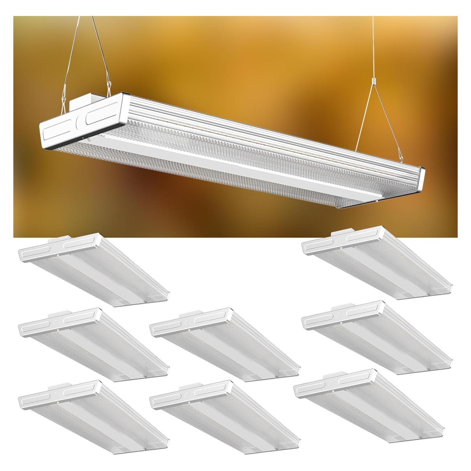 Luz LED ACOHOOK 2 pies 200W 28000LM 5000K Paquete de 8