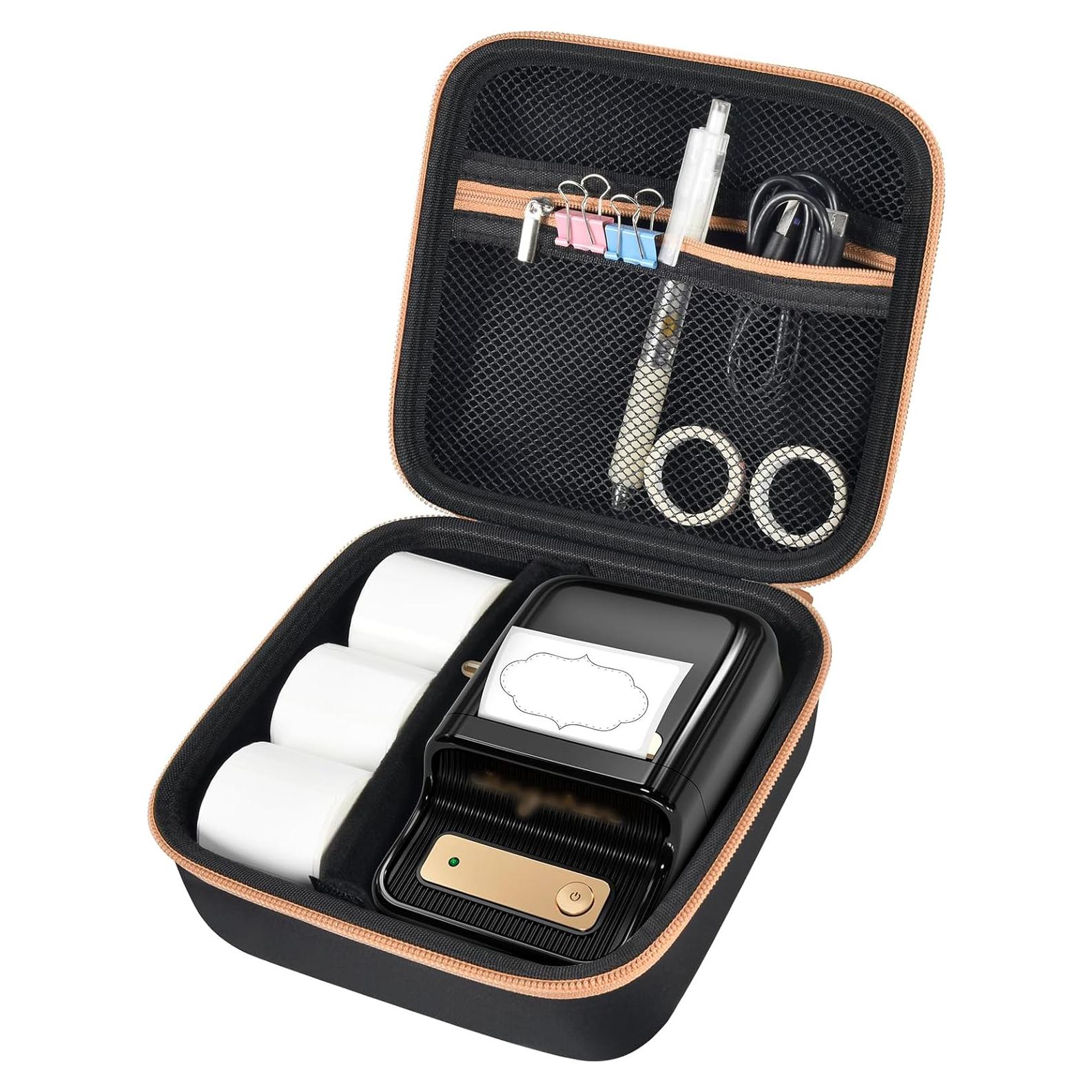 Funda ALKOO para Impresora de Etiquetas NIIMBOT B21/B1 - Negro