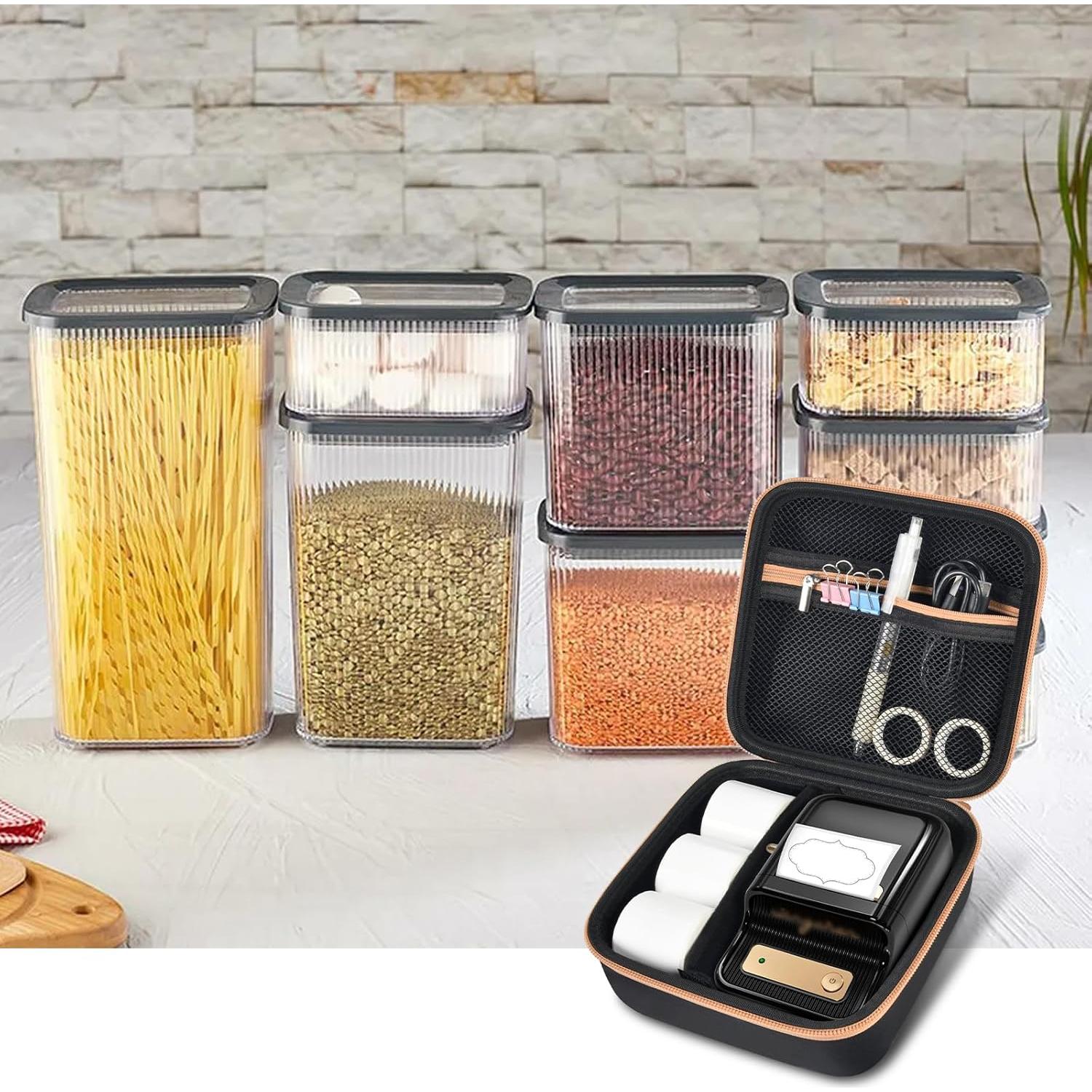 Funda ALKOO para Impresora de Etiquetas NIIMBOT B21/B1 - Negro