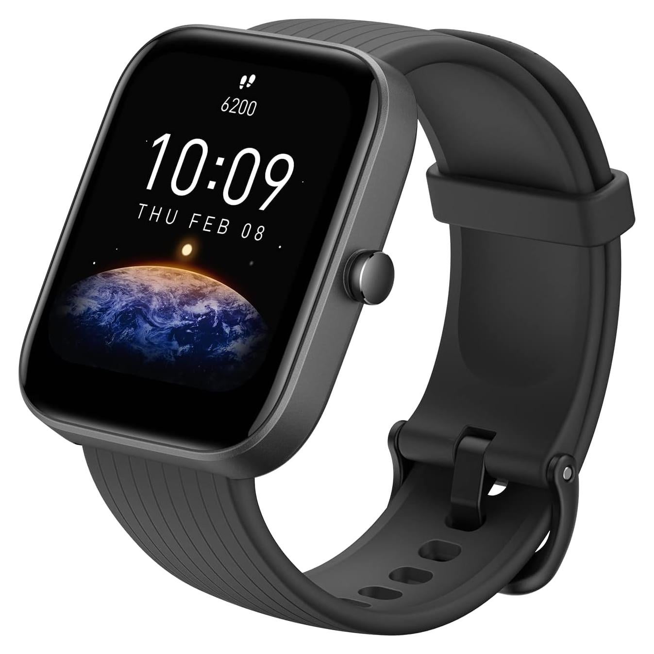 Reloj Inteligente Amazfit Bip 3 Negro 1.69" Pantalla Grande