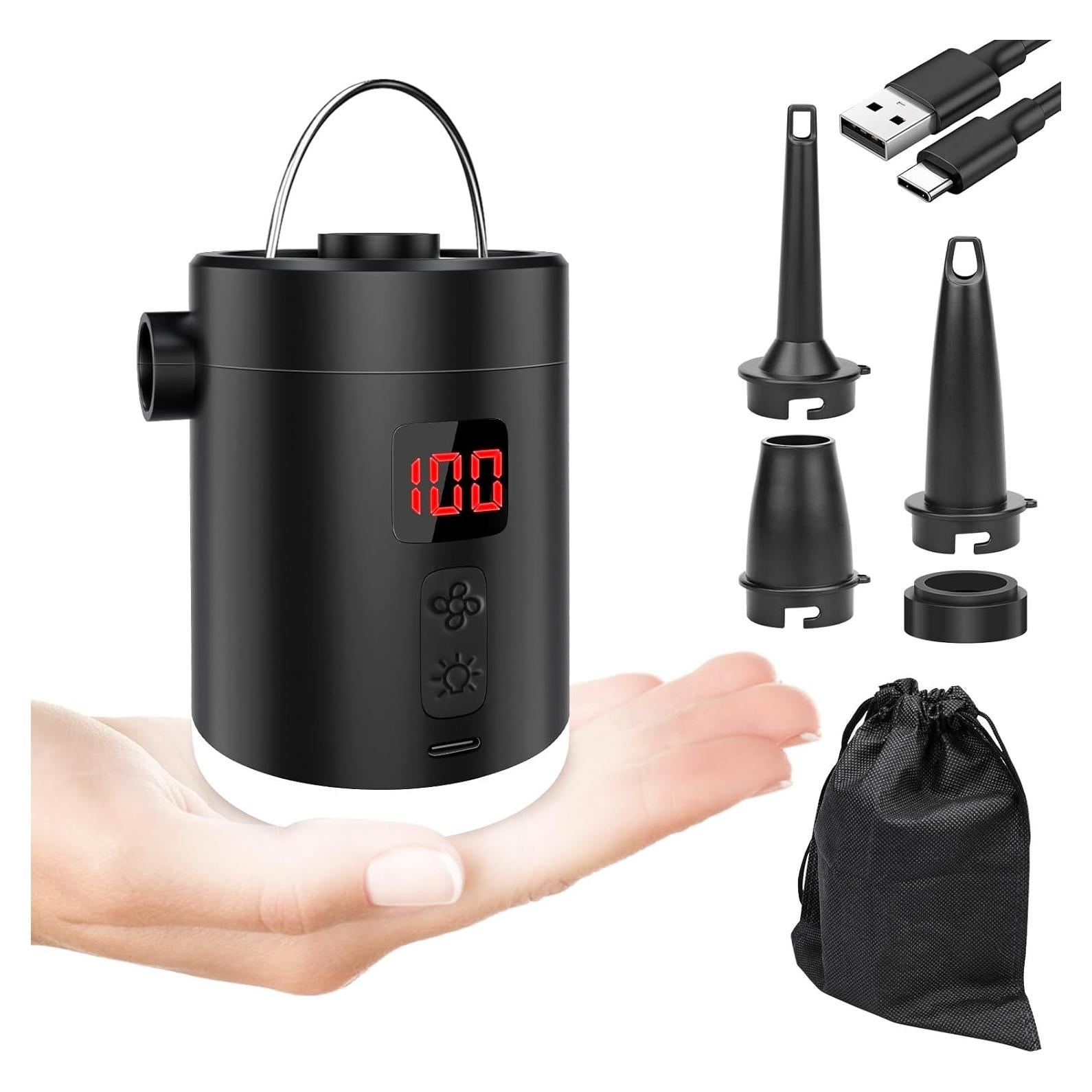 Bomba de Aire Recargable Lytool AP43123 4000mAh con Luz LED