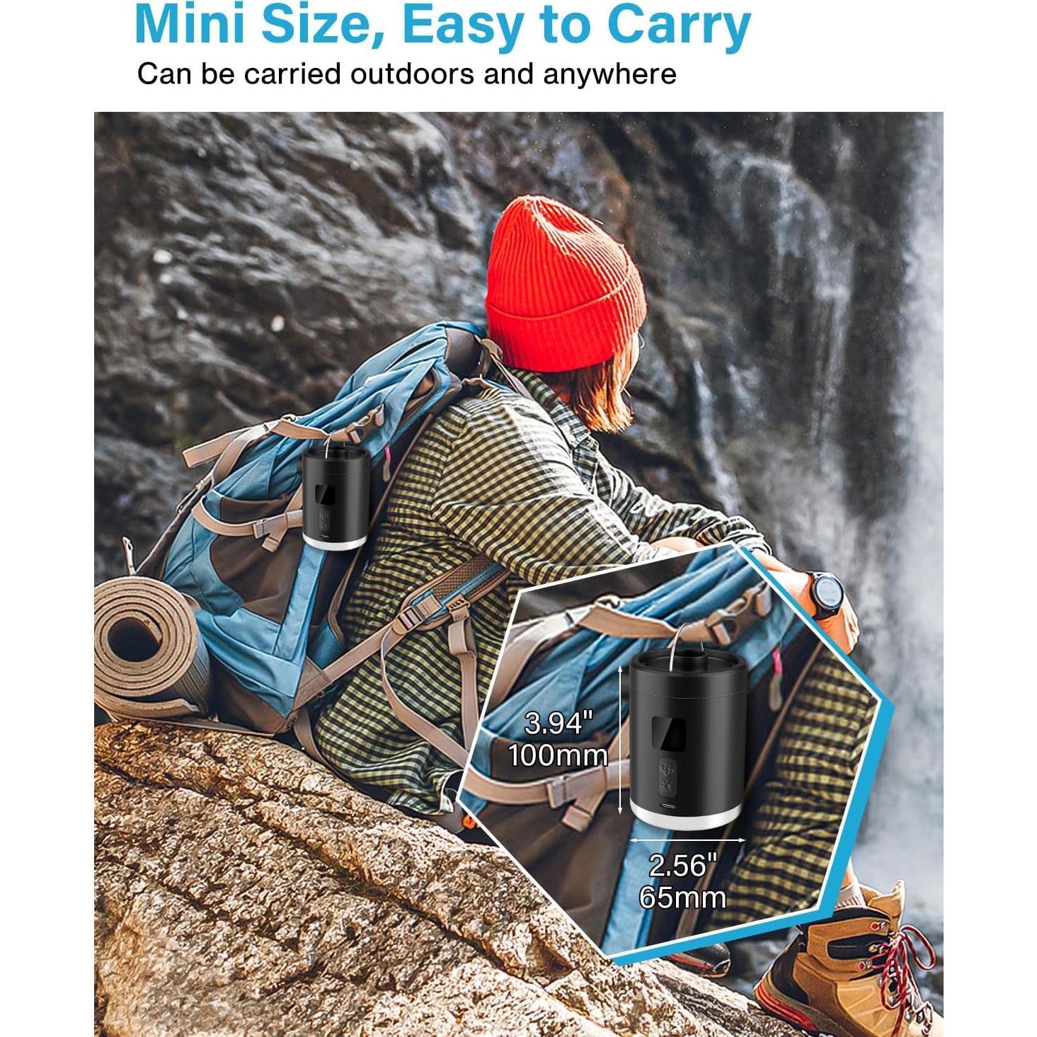 Bomba de Aire Recargable Lytool AP43123 4000mAh con Luz LED