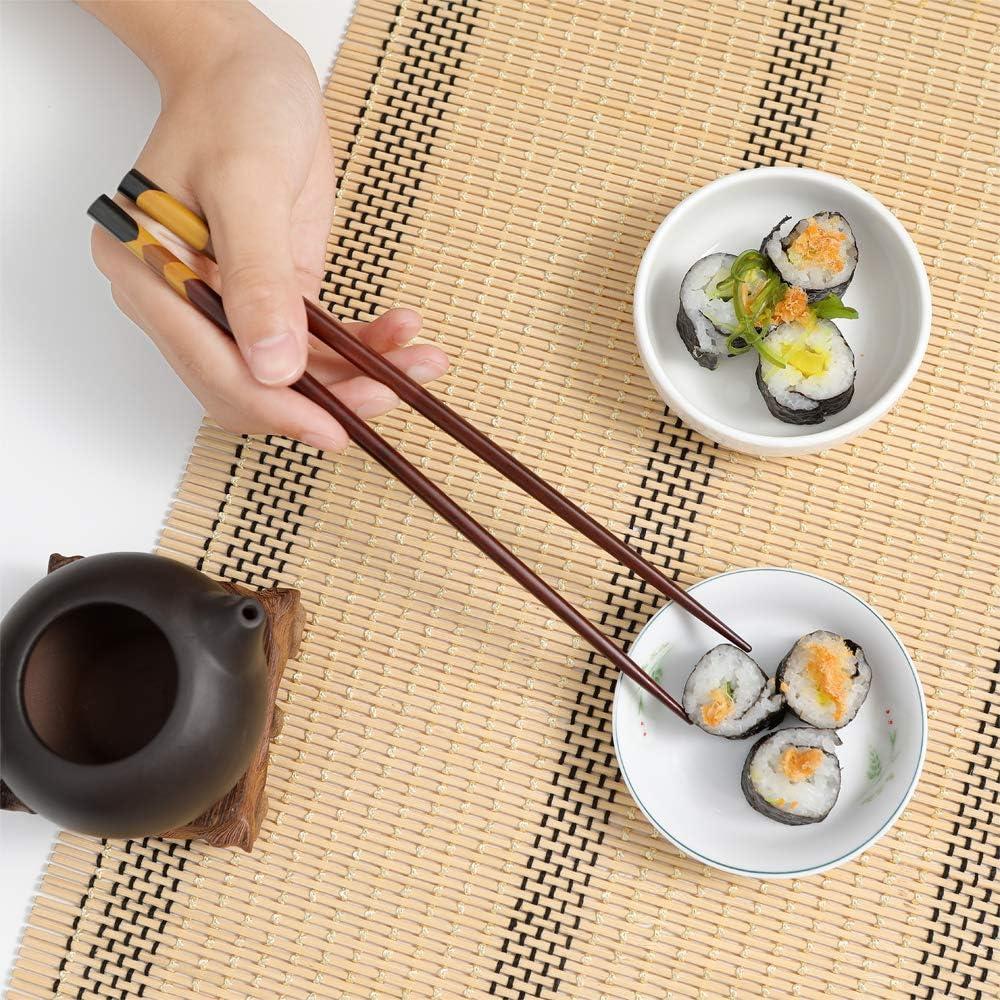 Juego de Palillos de Madera Natural Antideslizantes 5 Pares