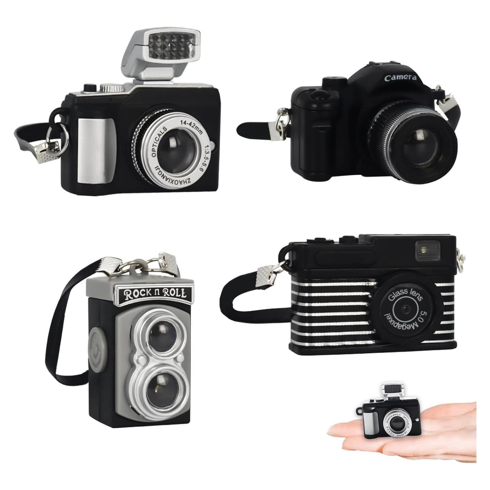 4 Mini Cámaras SLR en Escala 1:4 Bbiamsleep Accesorios