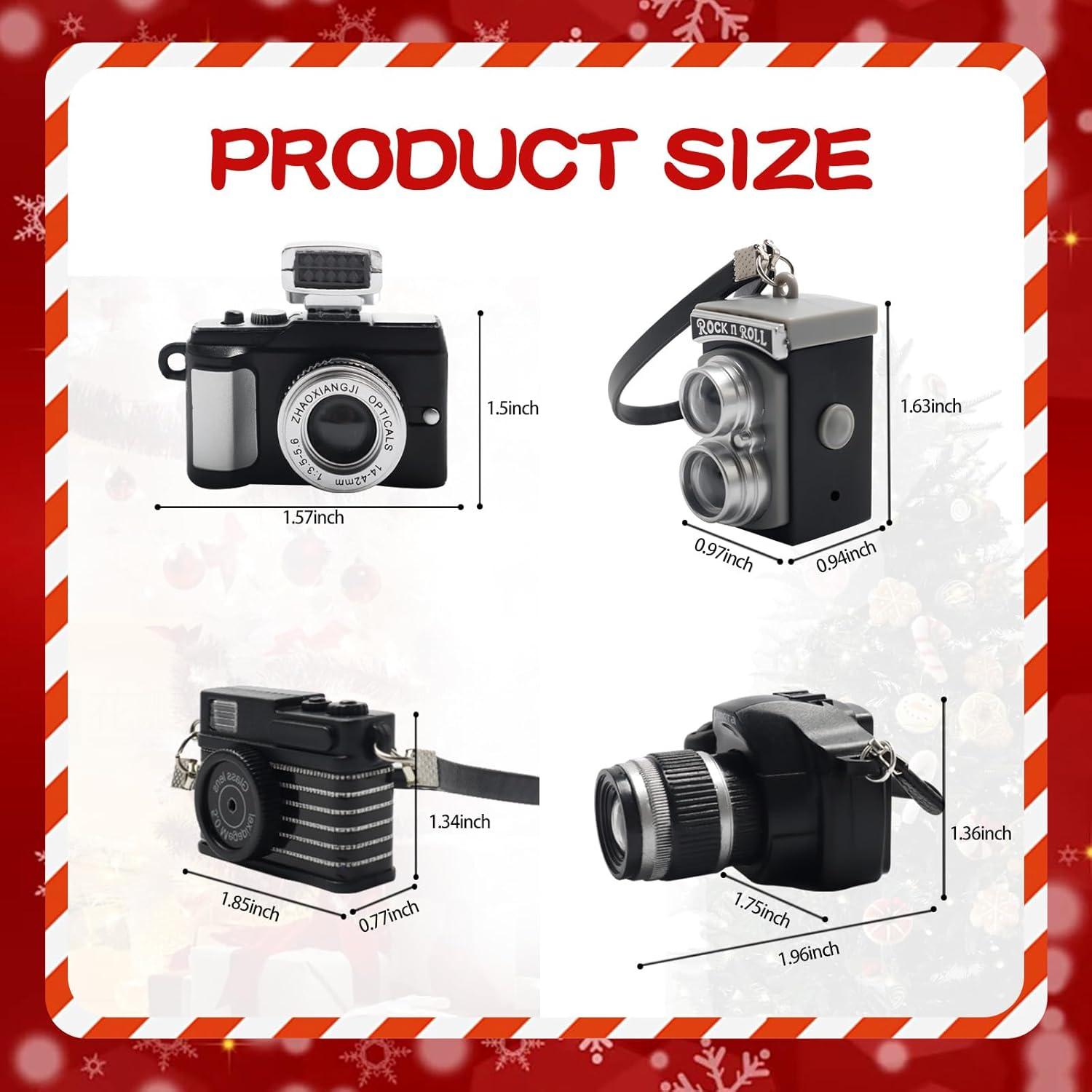4 Mini Cámaras SLR en Escala 1:4 Bbiamsleep Accesorios