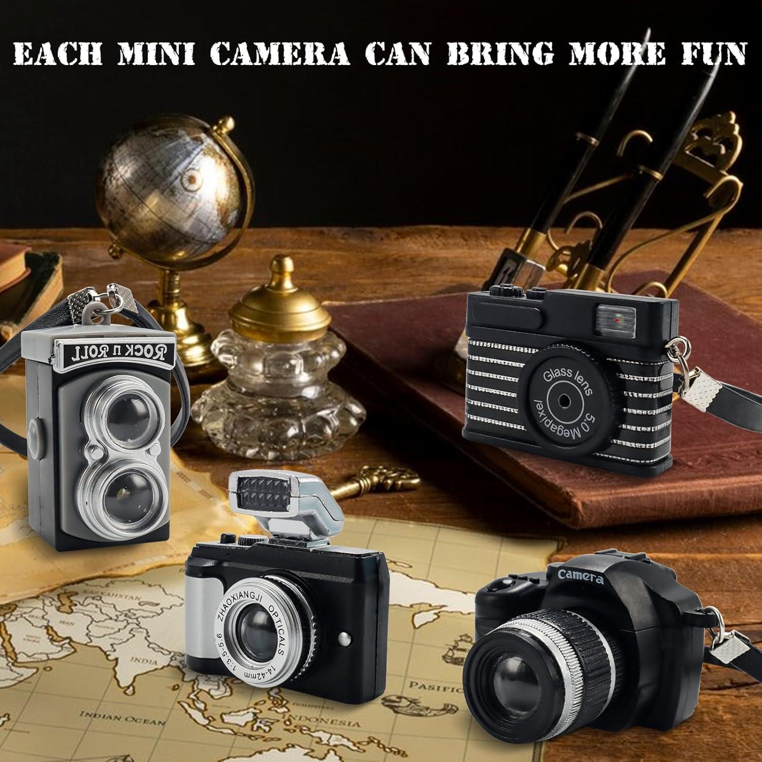 4 Mini Cámaras SLR en Escala 1:4 Bbiamsleep Accesorios