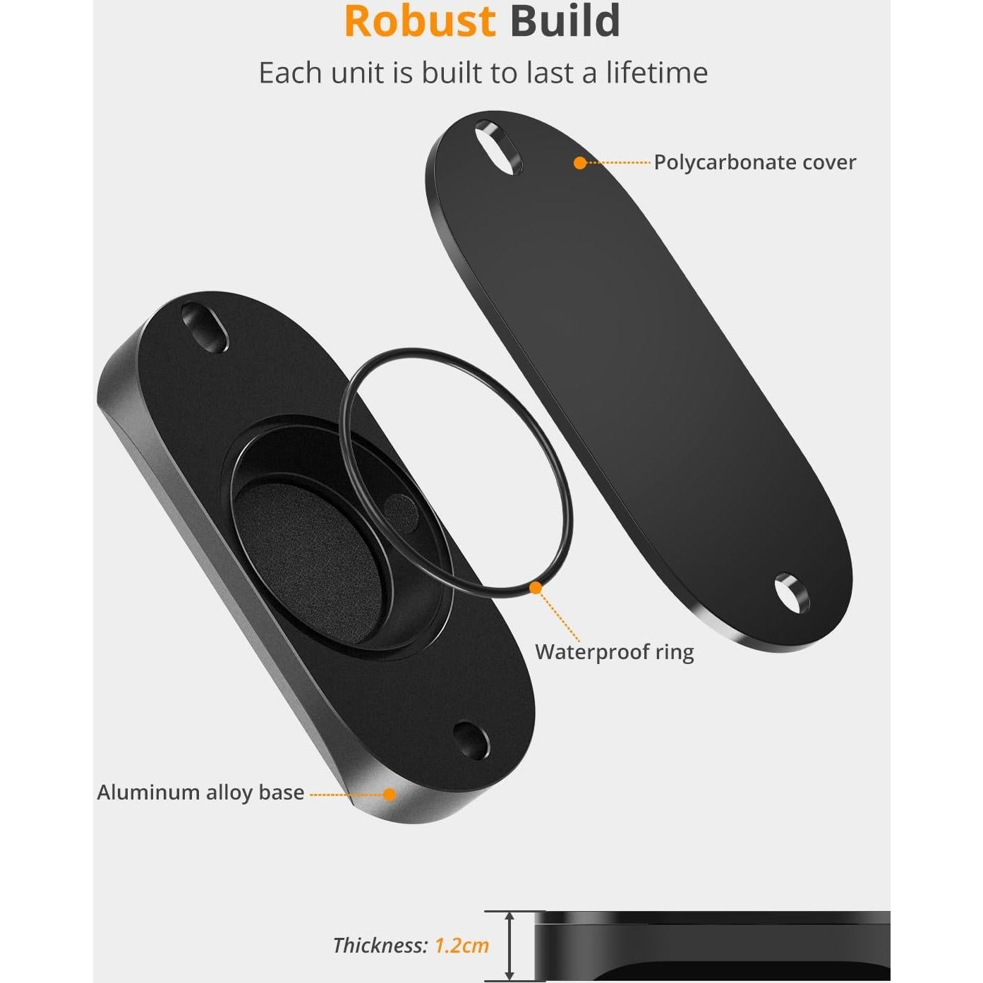 Soporte para bicicleta AirTag SUPMEGA a prueba de agua