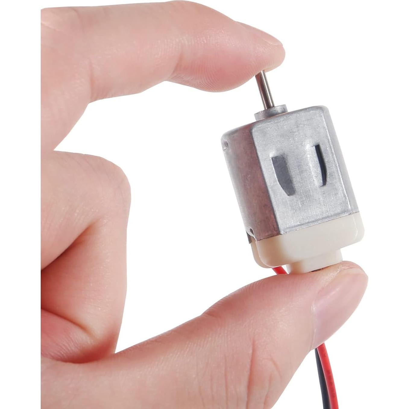 10 Motores DC Mini Tipo 130 QCCAN para Proyectos DIY 1.5V-6V