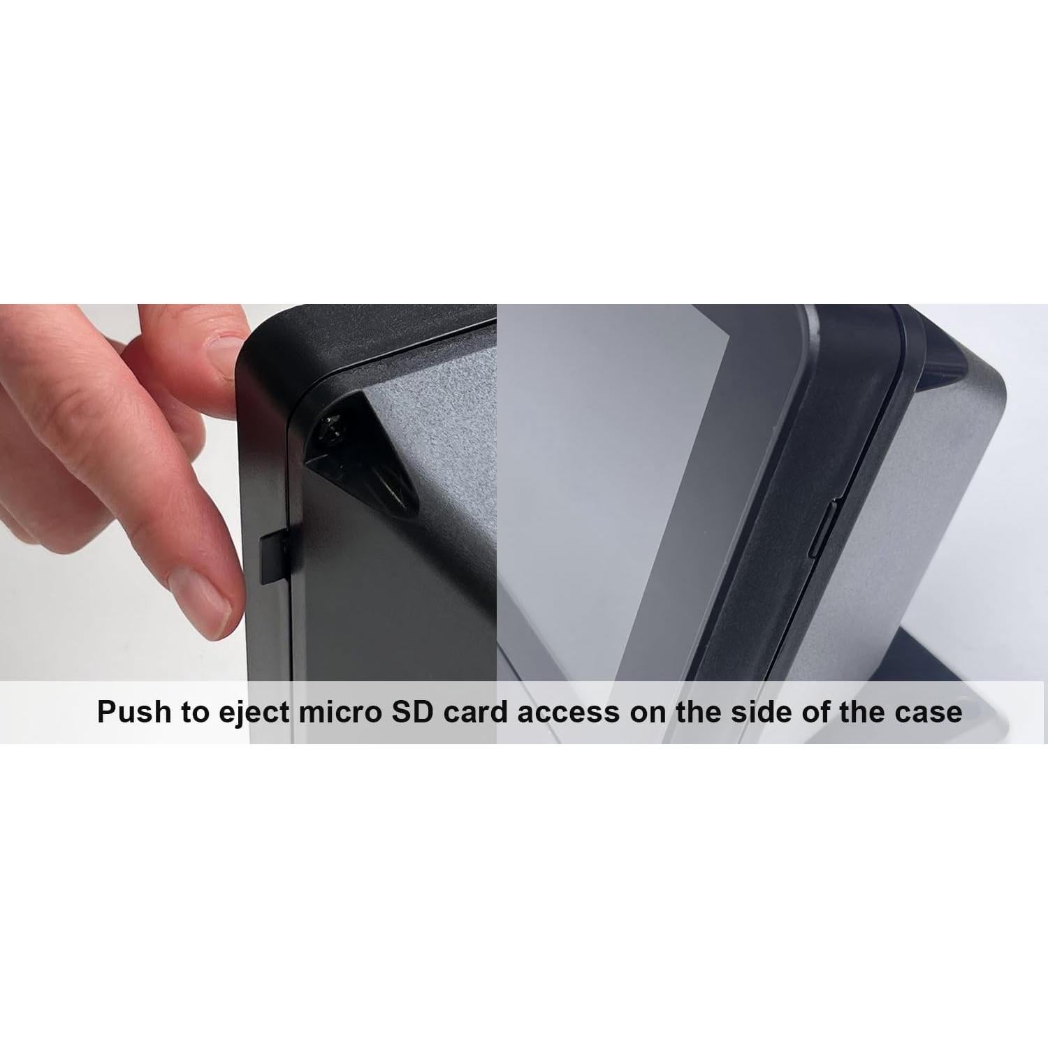 SmartiPi Touch Pro 2 para Raspberry Pi 4 y 5 - Acceso Micro SD