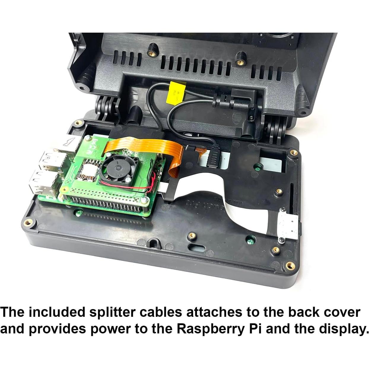 SmartiPi Touch Pro 2 para Raspberry Pi 4 y 5 - Acceso Micro SD