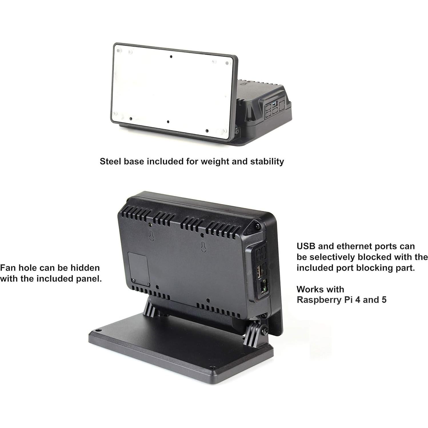 SmartiPi Touch Pro 2 para Raspberry Pi 4 y 5 - Acceso Micro SD