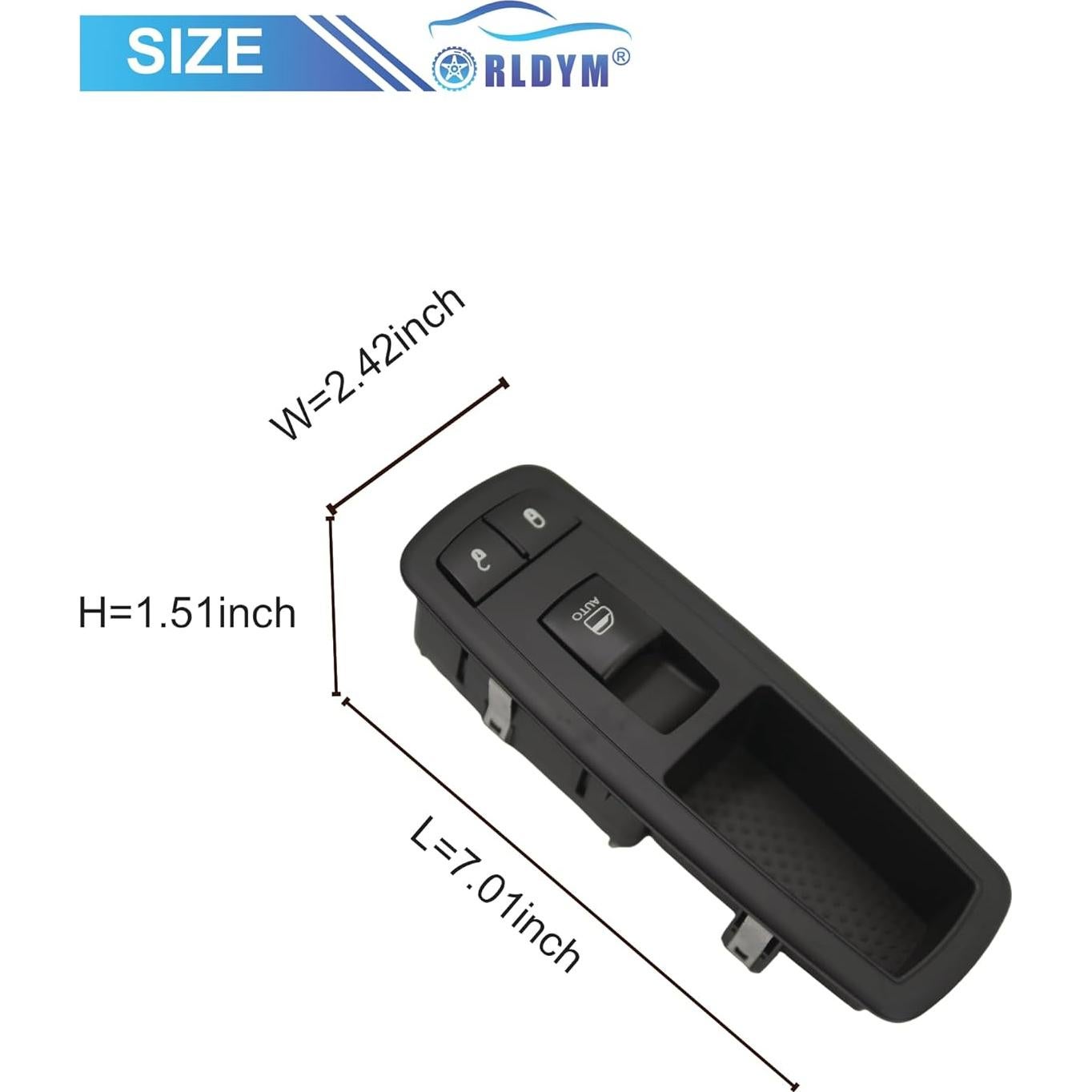 Interruptor Ventana Eléctrica Rldym 68268251AC para Chrysler
