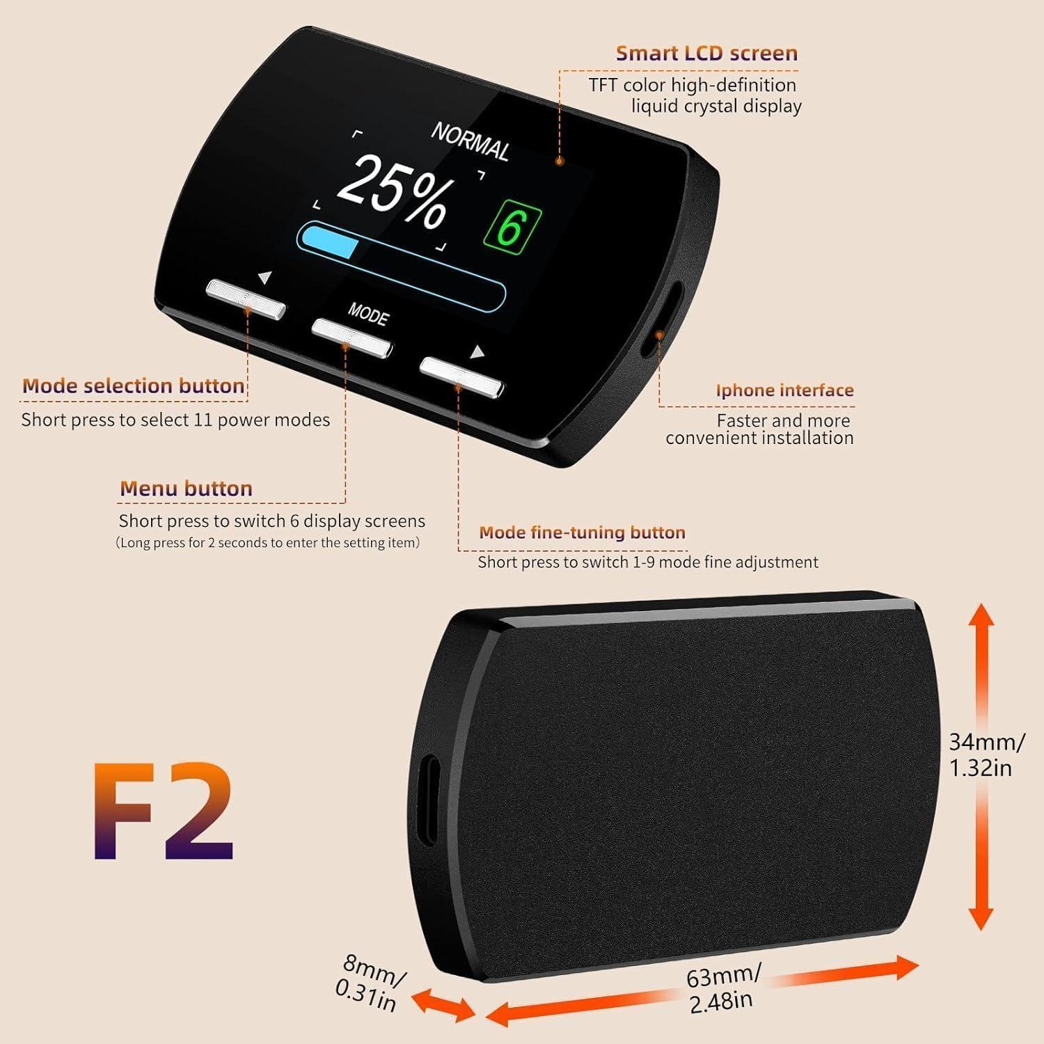 Controlador de Respuesta del Acelerador Qagea 807 - 9 Modos