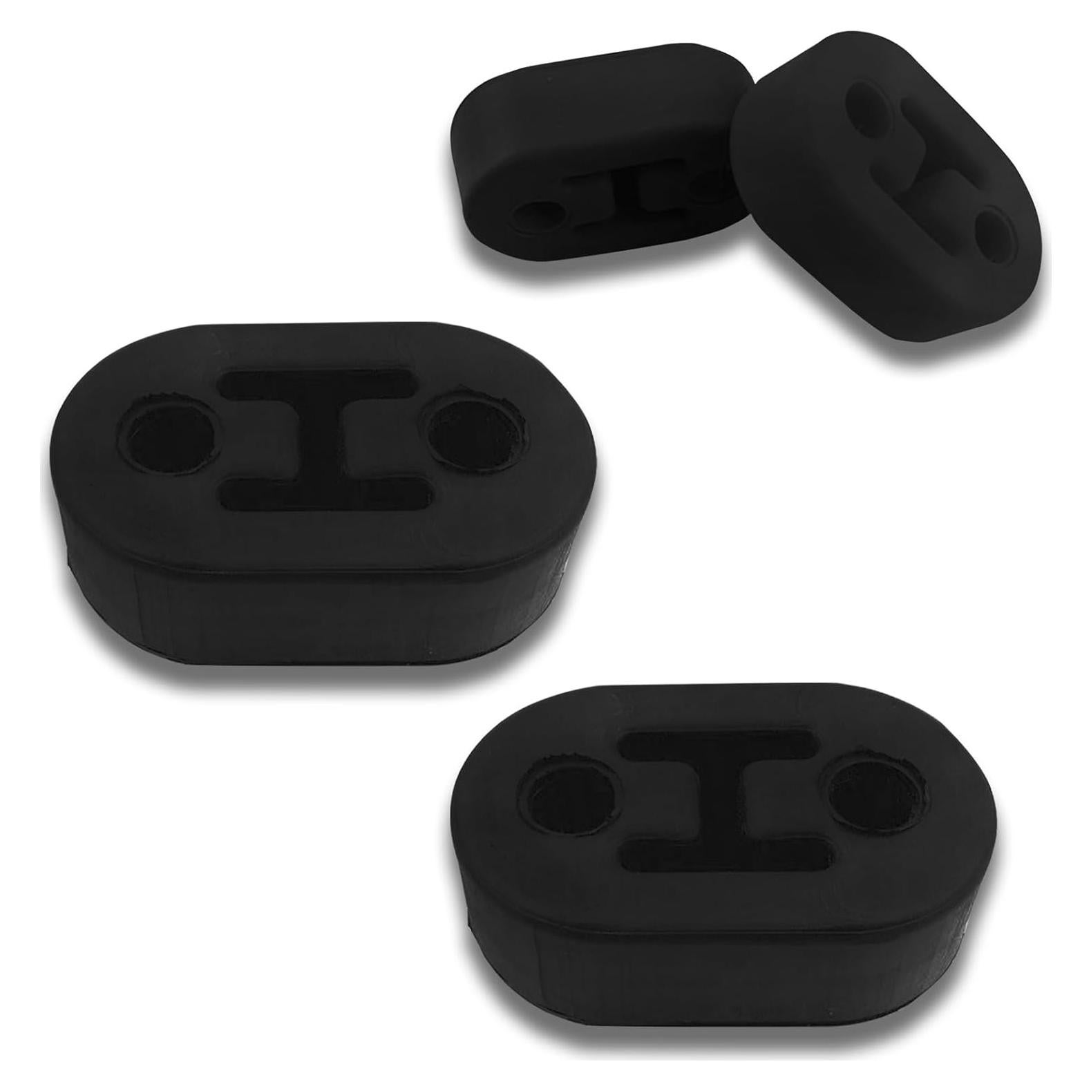 Soporte de Escape de Caucho Luminuti 2 Agujeros Poliuretano