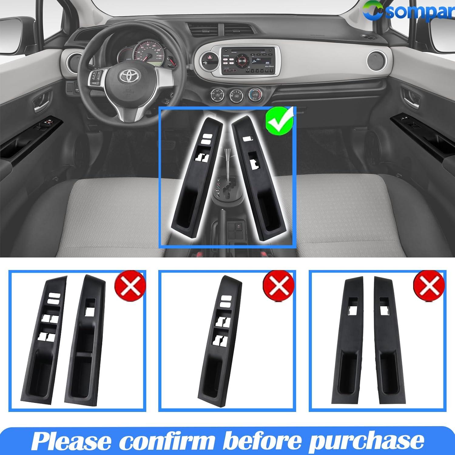 Cubierta Panel Superior Apoyabrazos Toyota Yaris 2012-2014 Osompar