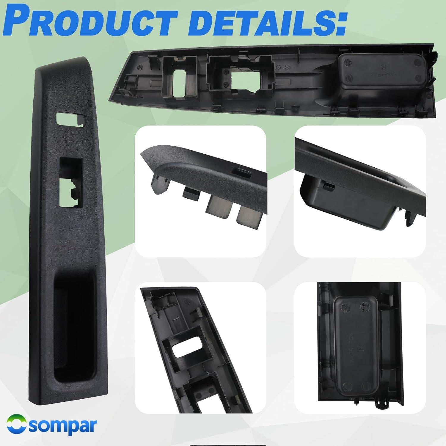 Cubierta Panel Superior Apoyabrazos Toyota Yaris 2012-2014 Osompar