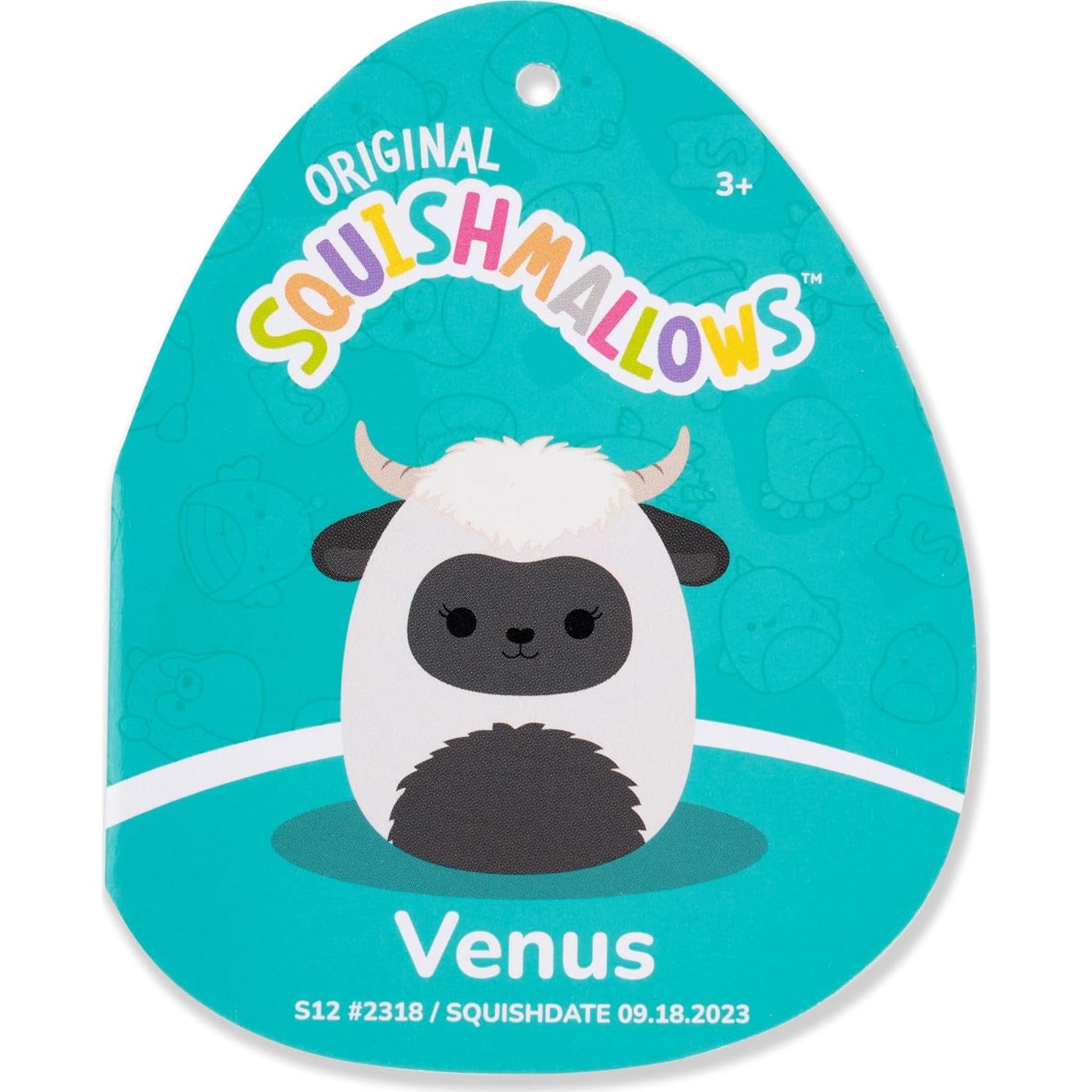 Peluche Squishmallows Venus Oveja Blacknose 30 cm Jazwares