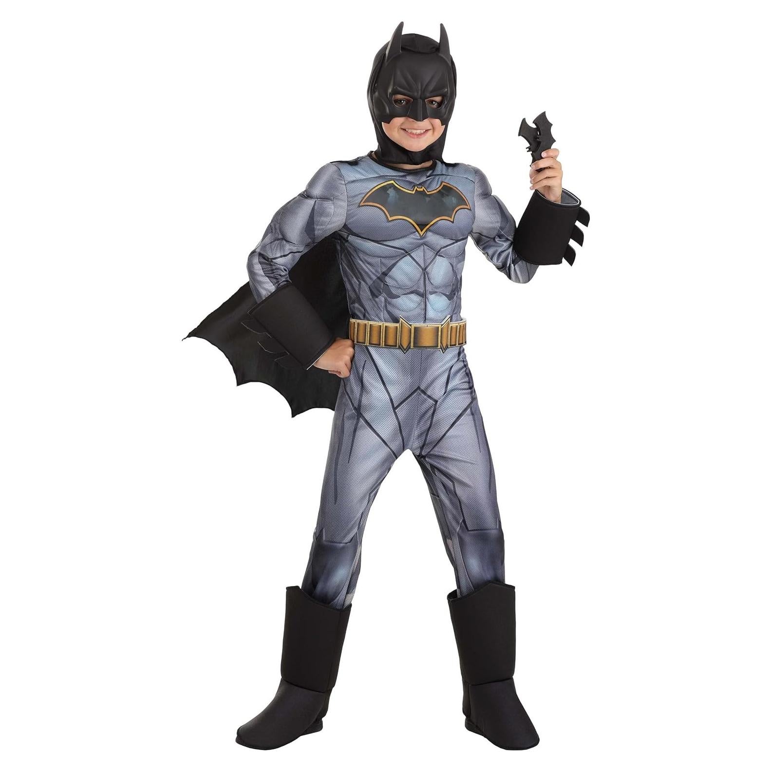 Disfraz Deluxe Batman para Niños - Fun Costumes - Traje Negro
