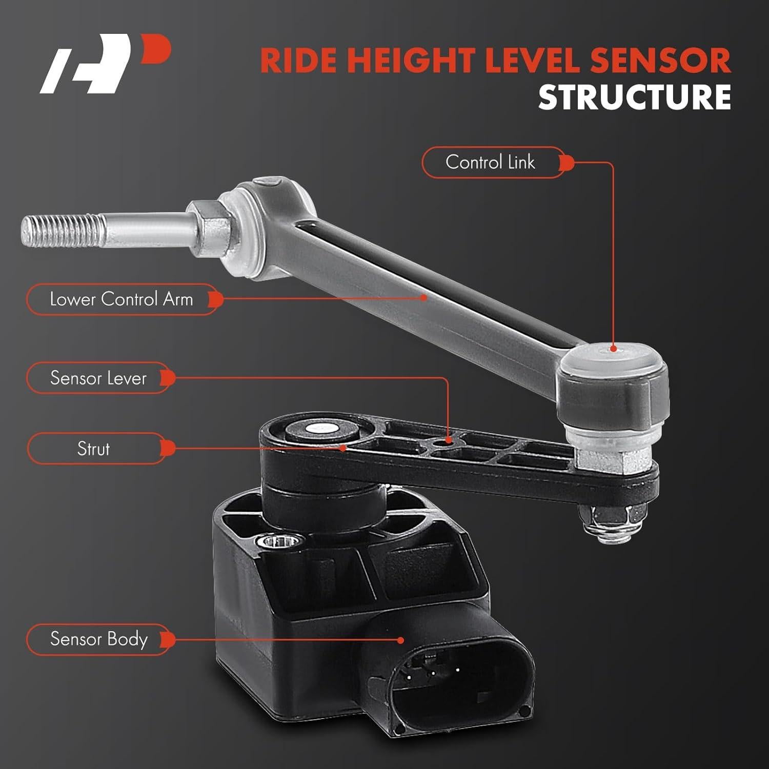 Sensor de Nivel de Altura A-Premium para Volkswagen Phaeton 2004-2006