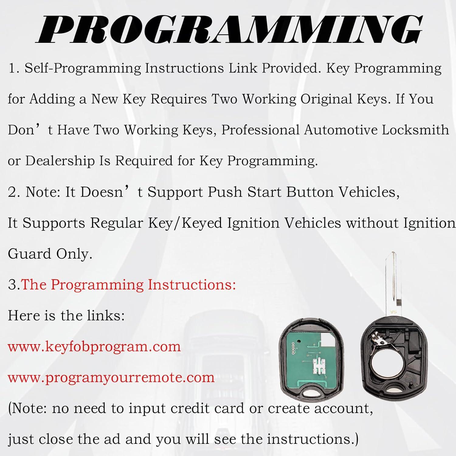 Control Remoto Llavero Ford CWTWB1U793 3 Botones Compatible