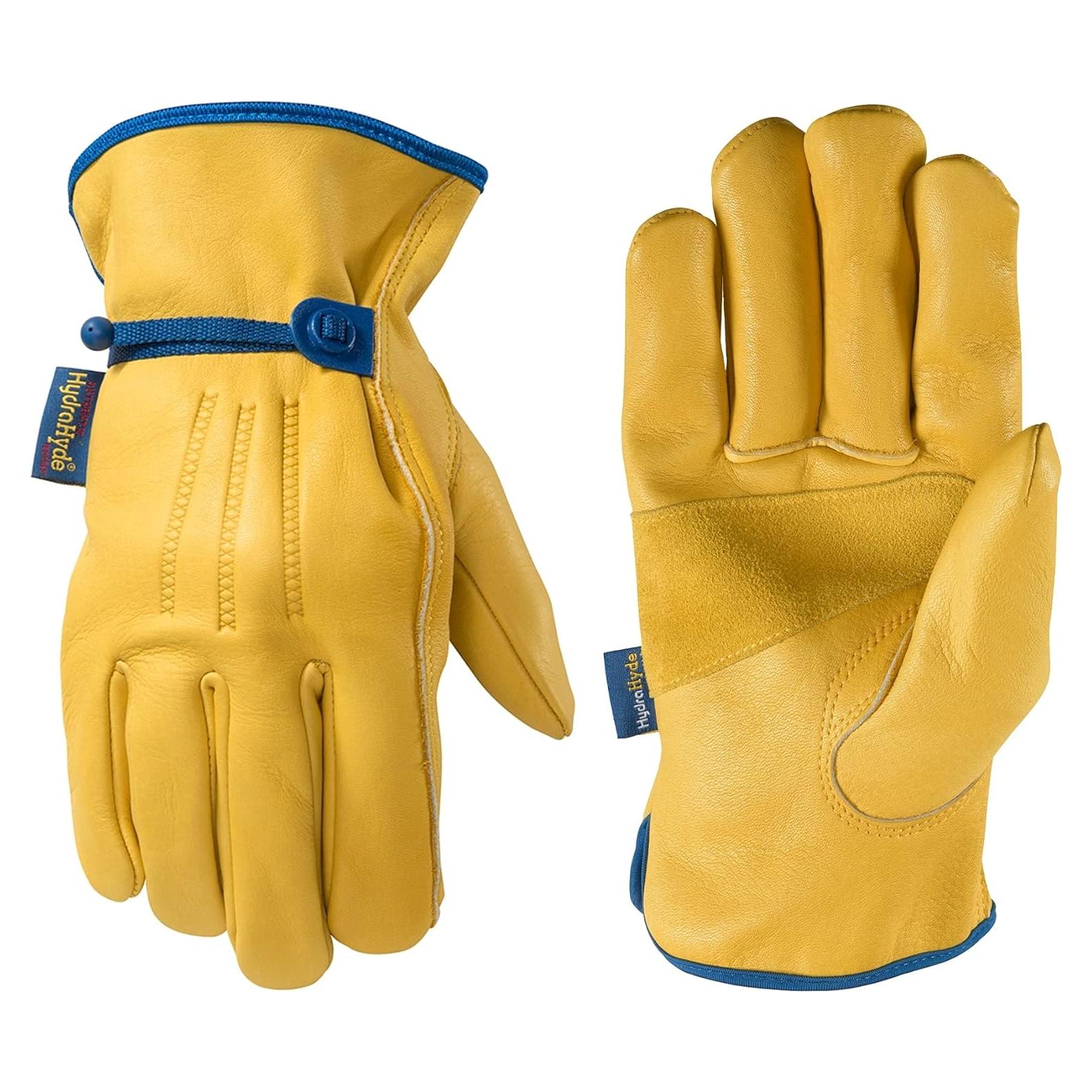 Guantes de Trabajo Wells Lamont 1164M Cuero HydraHyde Medianos