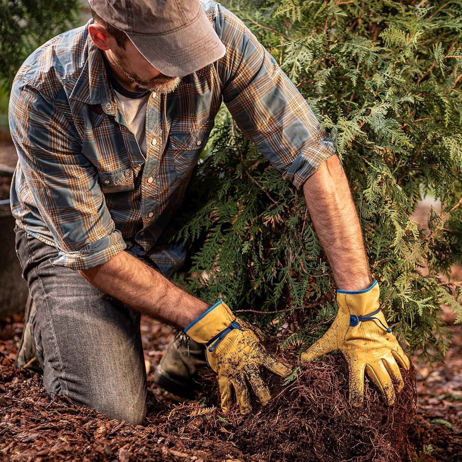Guantes de Trabajo Wells Lamont 1164M Cuero HydraHyde Medianos
