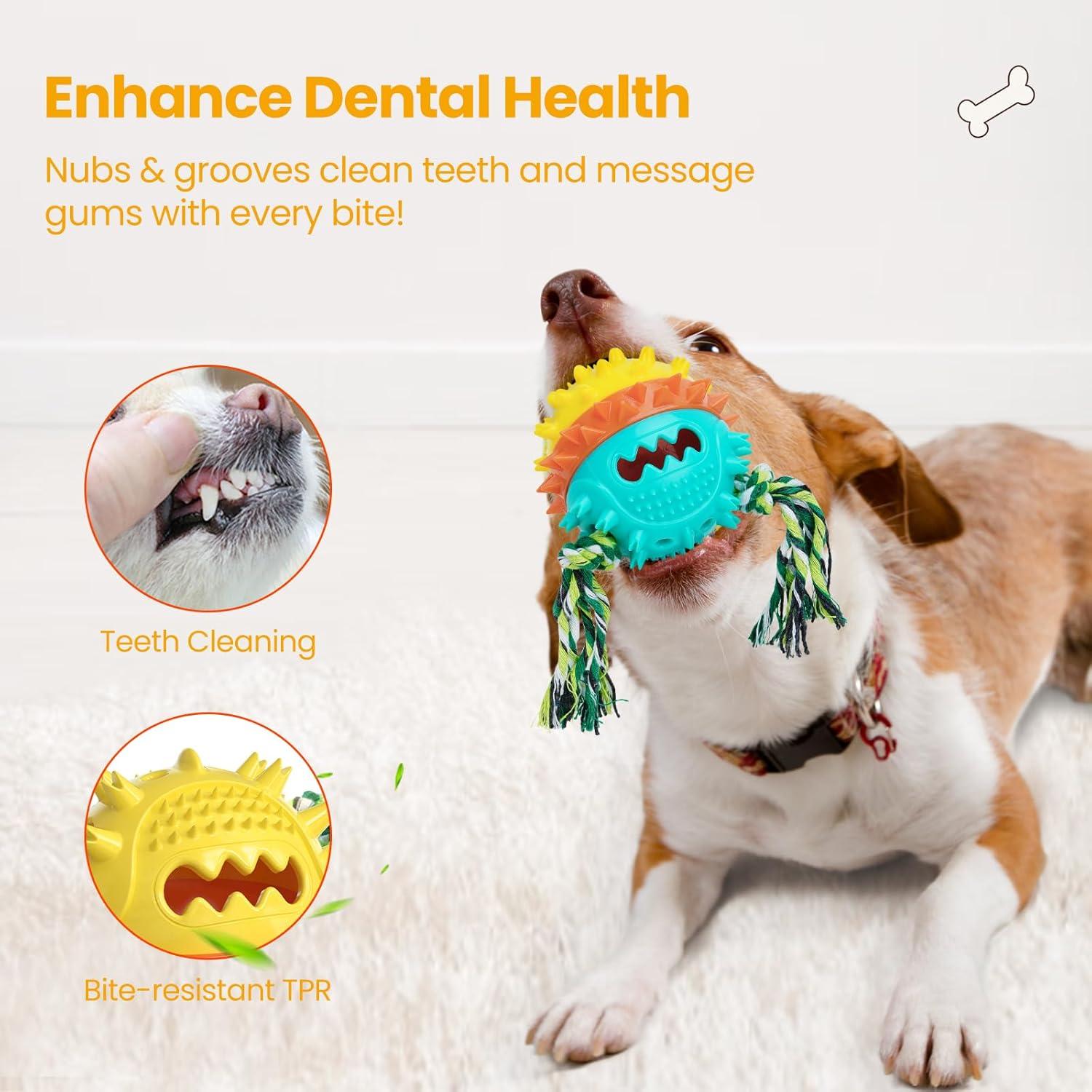 Juguetes para Perros HGB - Paquete de 2, Interactivos y Resistentes