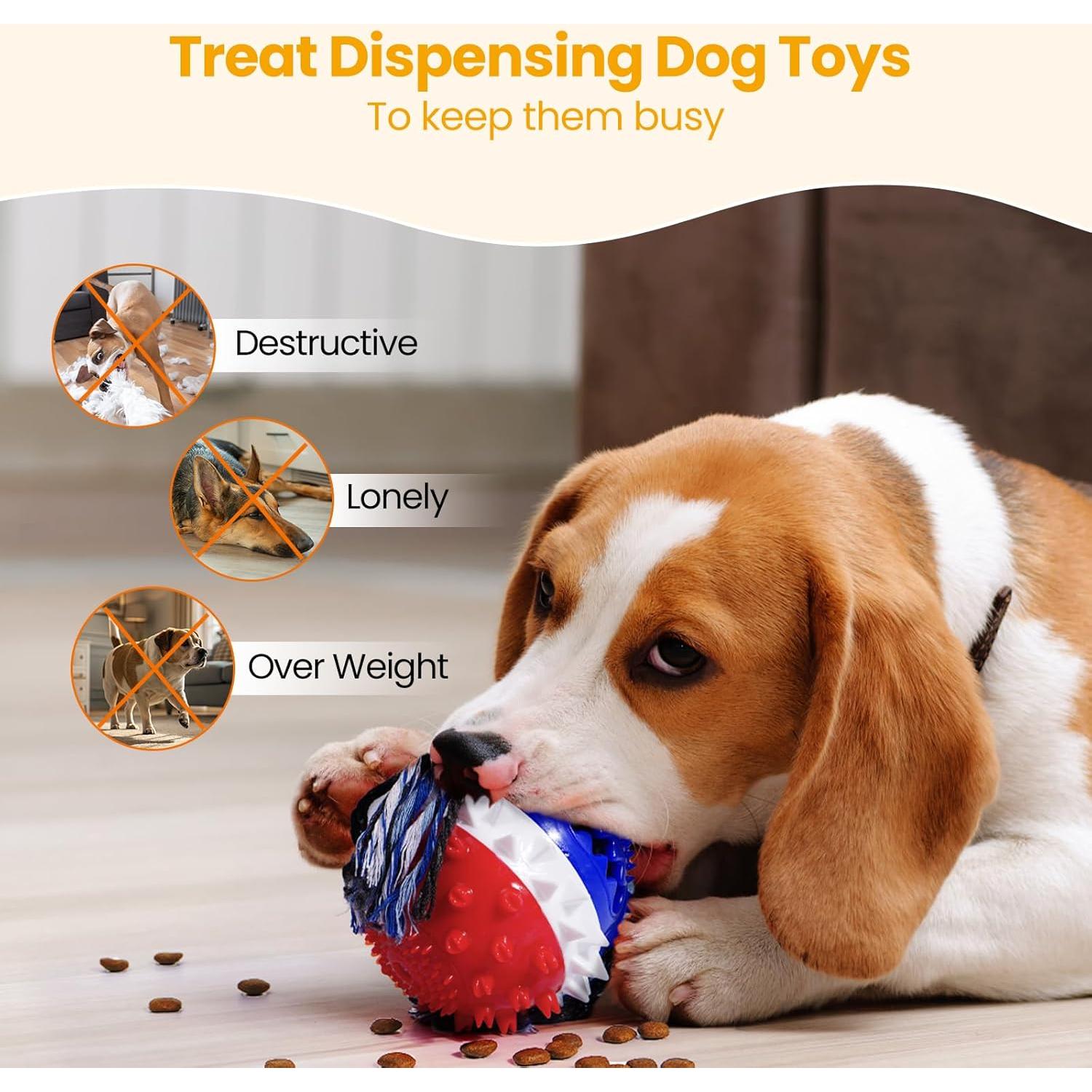 Juguetes para Perros HGB - Paquete de 2, Interactivos y Resistentes