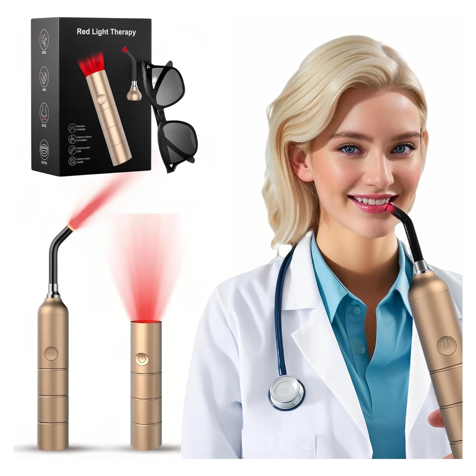 Terapia de Luz Roja NINSI M12 LED Portátil Alivio Dolor