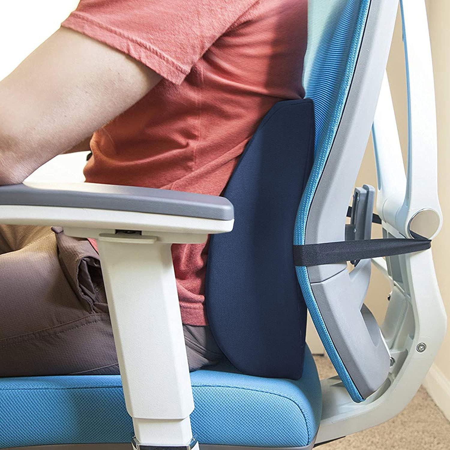 Almohada Lumbar DMI Ergonomica con Funda Lavable 35.5x33cm