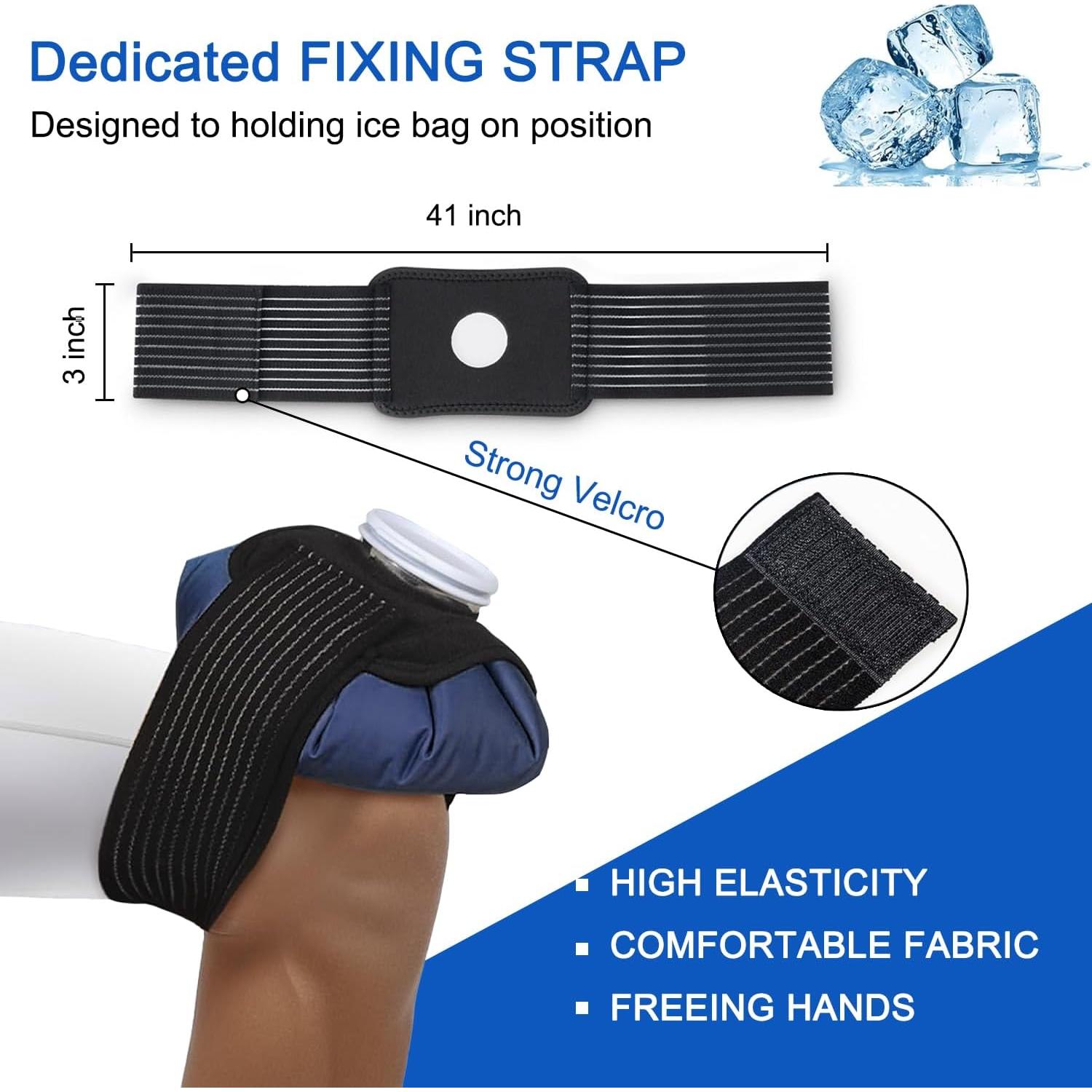 Bolsas de Hielo Reutilizables Capshat - 4 Paquetes, 3 Tamaños