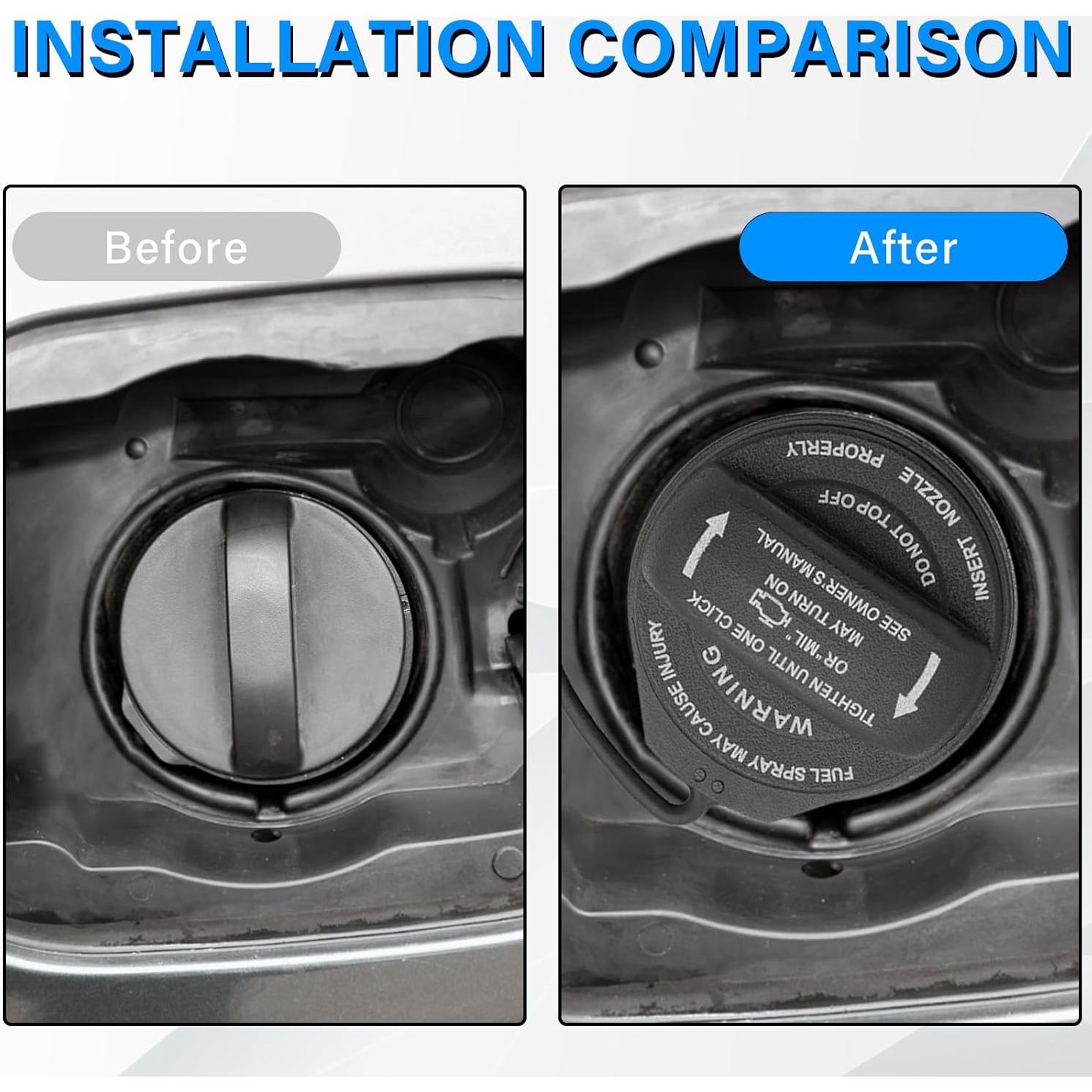 Tapa de combustible NIULPFZTK 3C0201550N para VW CC, Eos, Passat, Tiguan