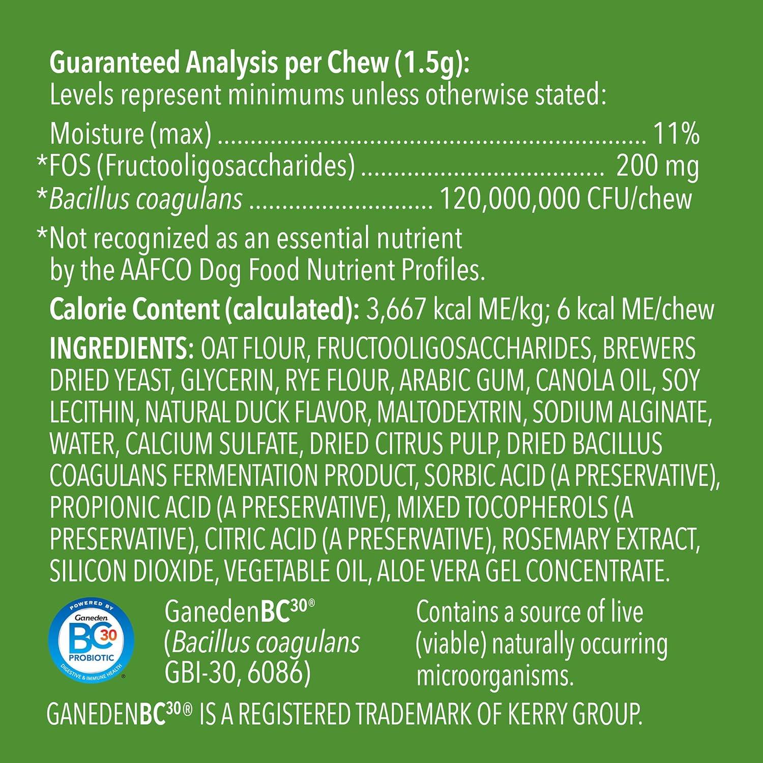 Suplemento Probiótico Masticable para Perros Amazon 90 Unidades