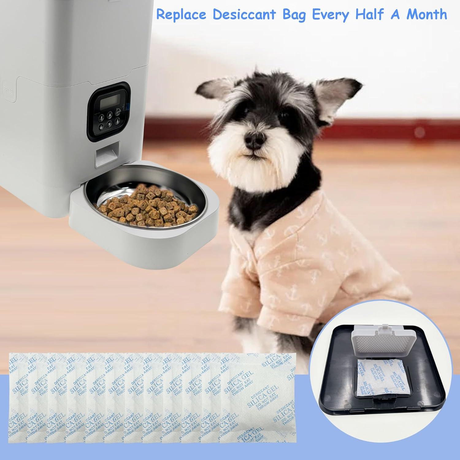 Paquete de 6 Bolsas Deshidratantes AFJWUZ para Comederos Automáticos