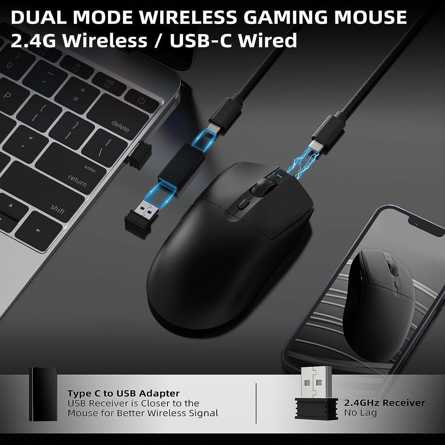 Ratón Gaming Inalámbrico A.JAZZ AJ139 G Pro 59g 26000DPI