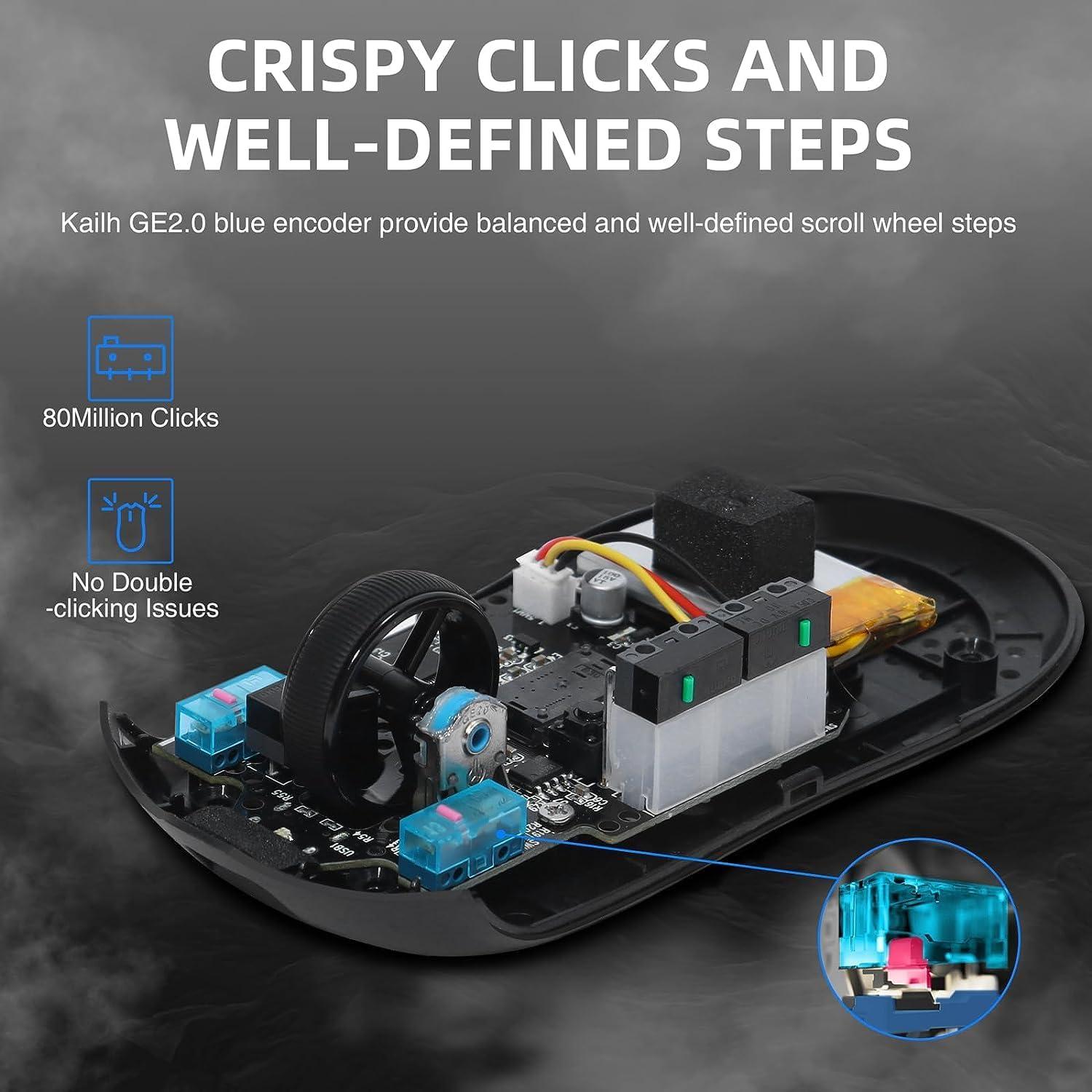 Ratón Gaming Inalámbrico A.JAZZ AJ139 G Pro 59g 26000DPI