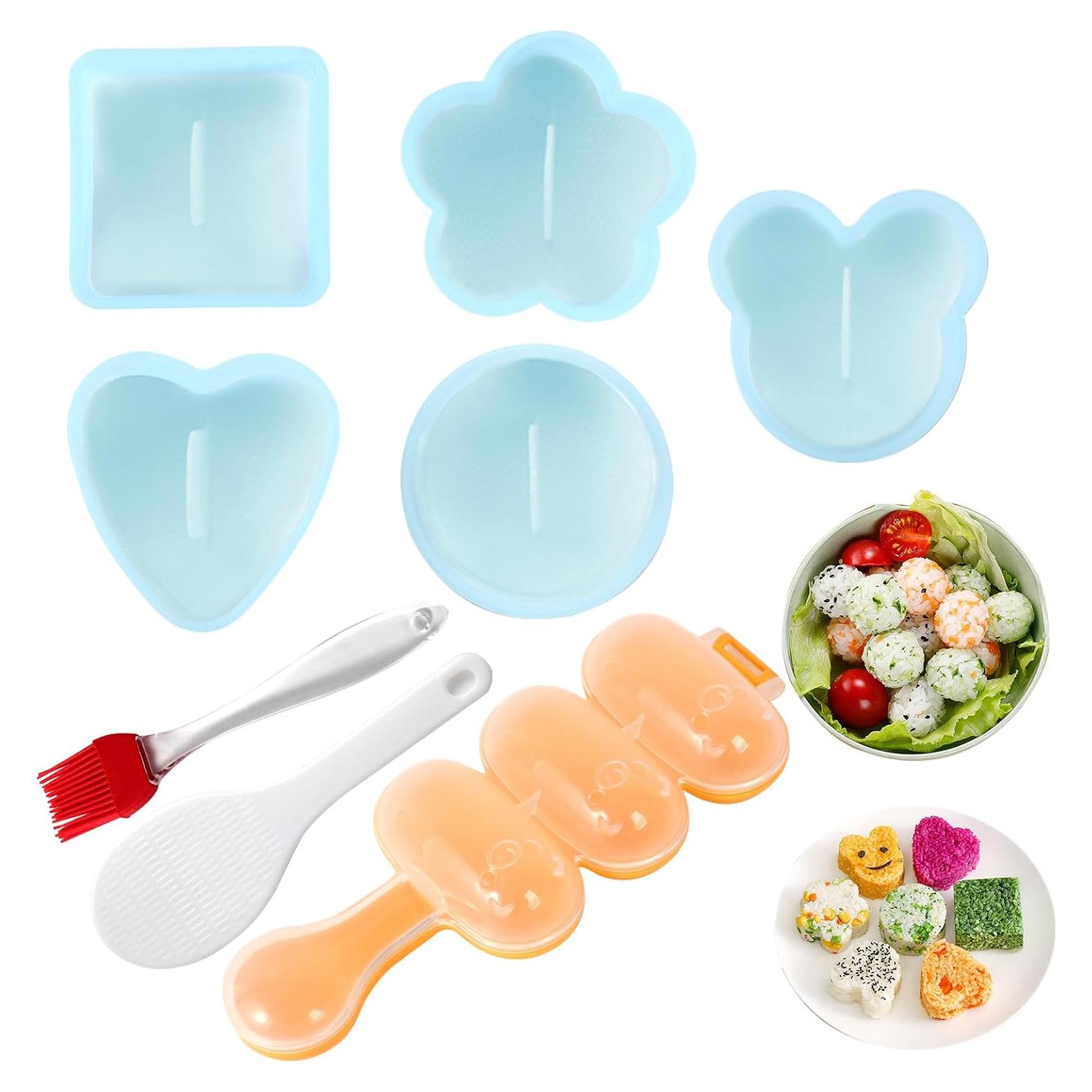 Kit de Molde para Onigiri MLRYH - 8 Piezas, Libre de BPA