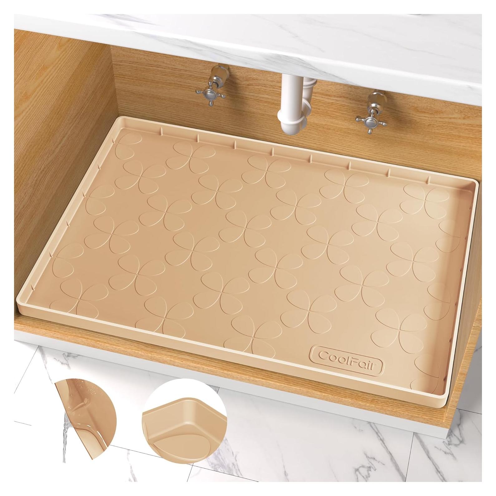 Tapete Impermeable CoolFair 86.36x55.88 cm Silicona Beige