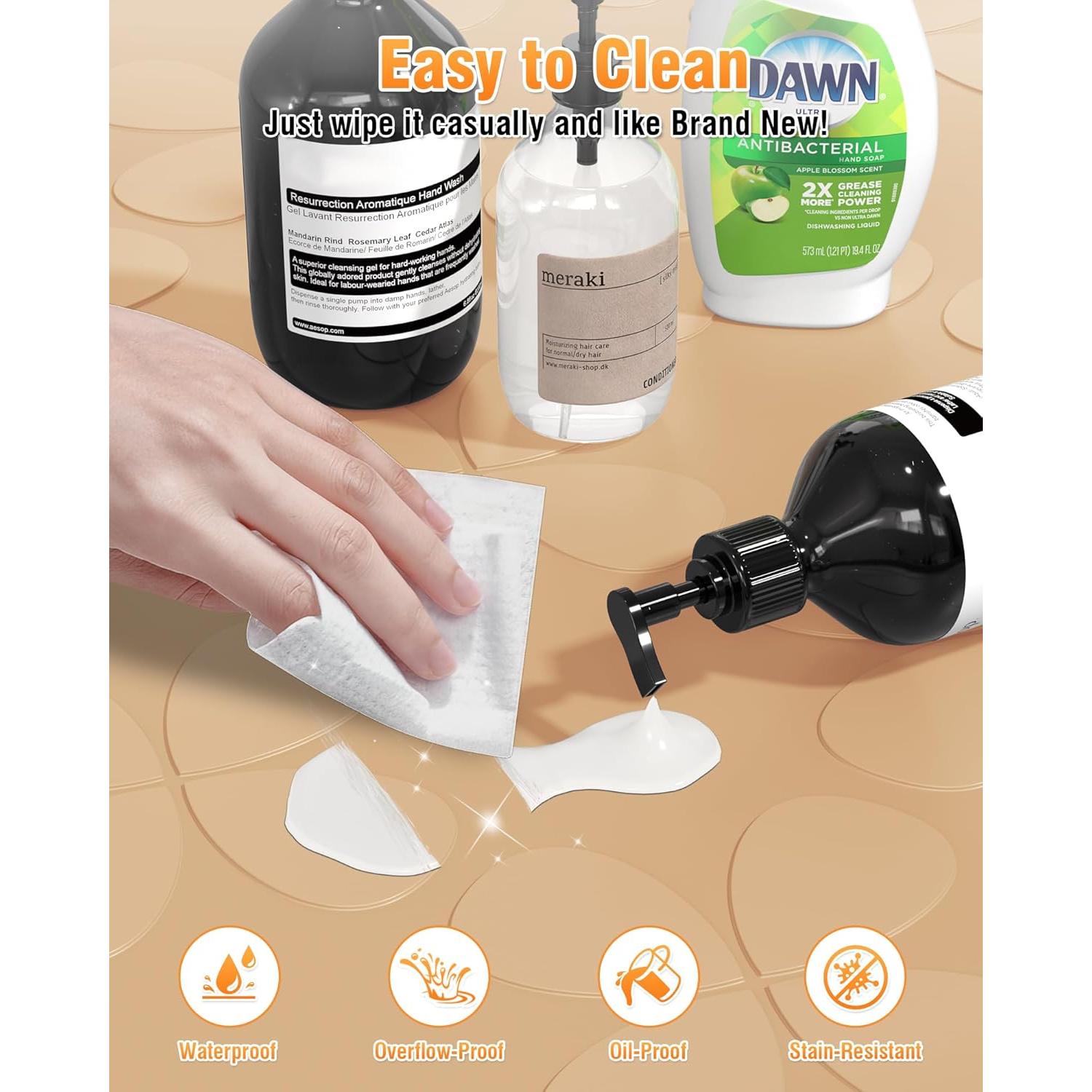 Tapete Impermeable CoolFair 86.36x55.88 cm Silicona Beige