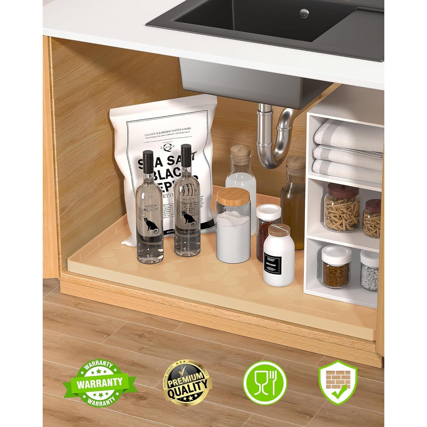 Tapete Impermeable CoolFair 86.36x55.88 cm Silicona Beige