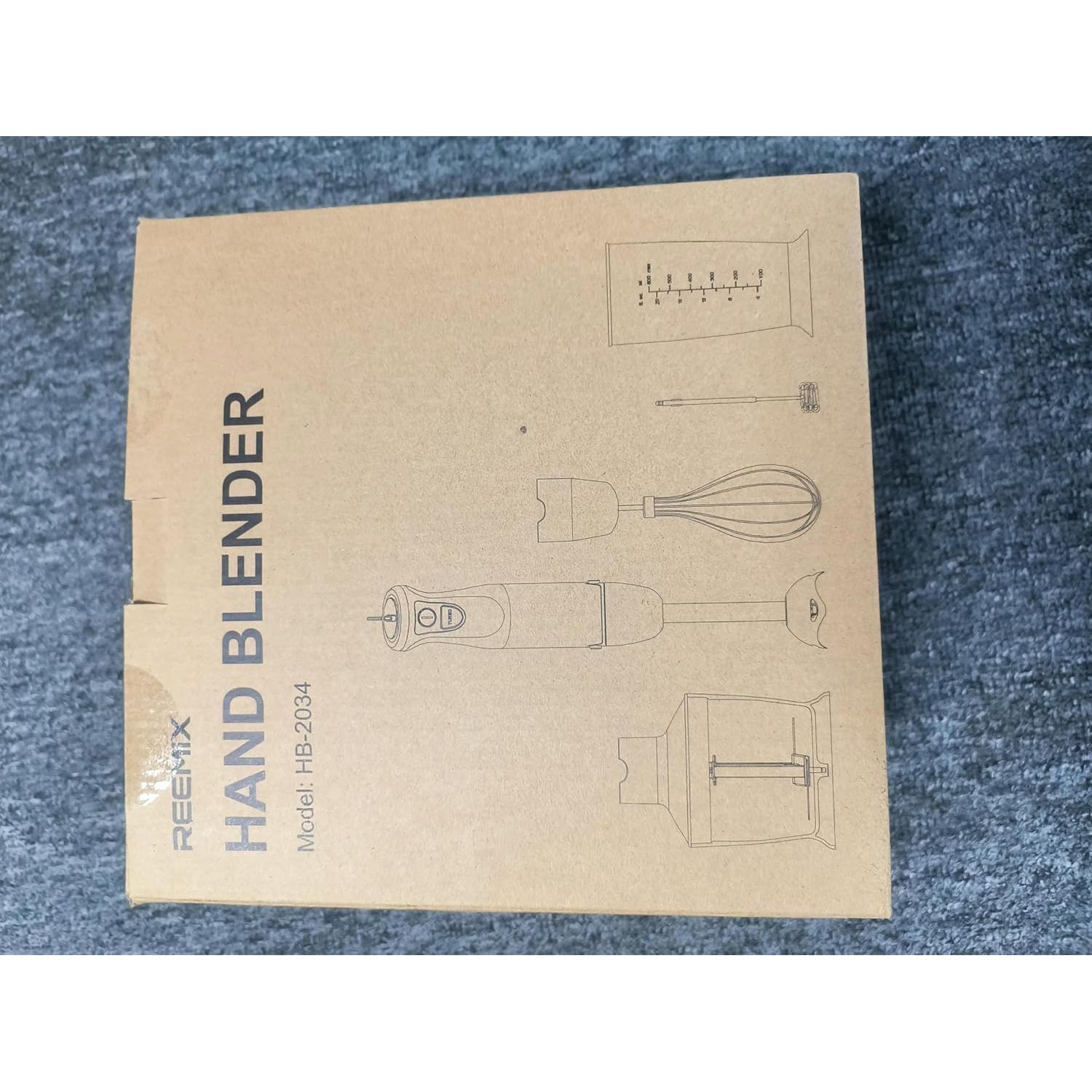 Batidora de Inmersión Reemix 5 en 1 1000W Acero Inoxidable