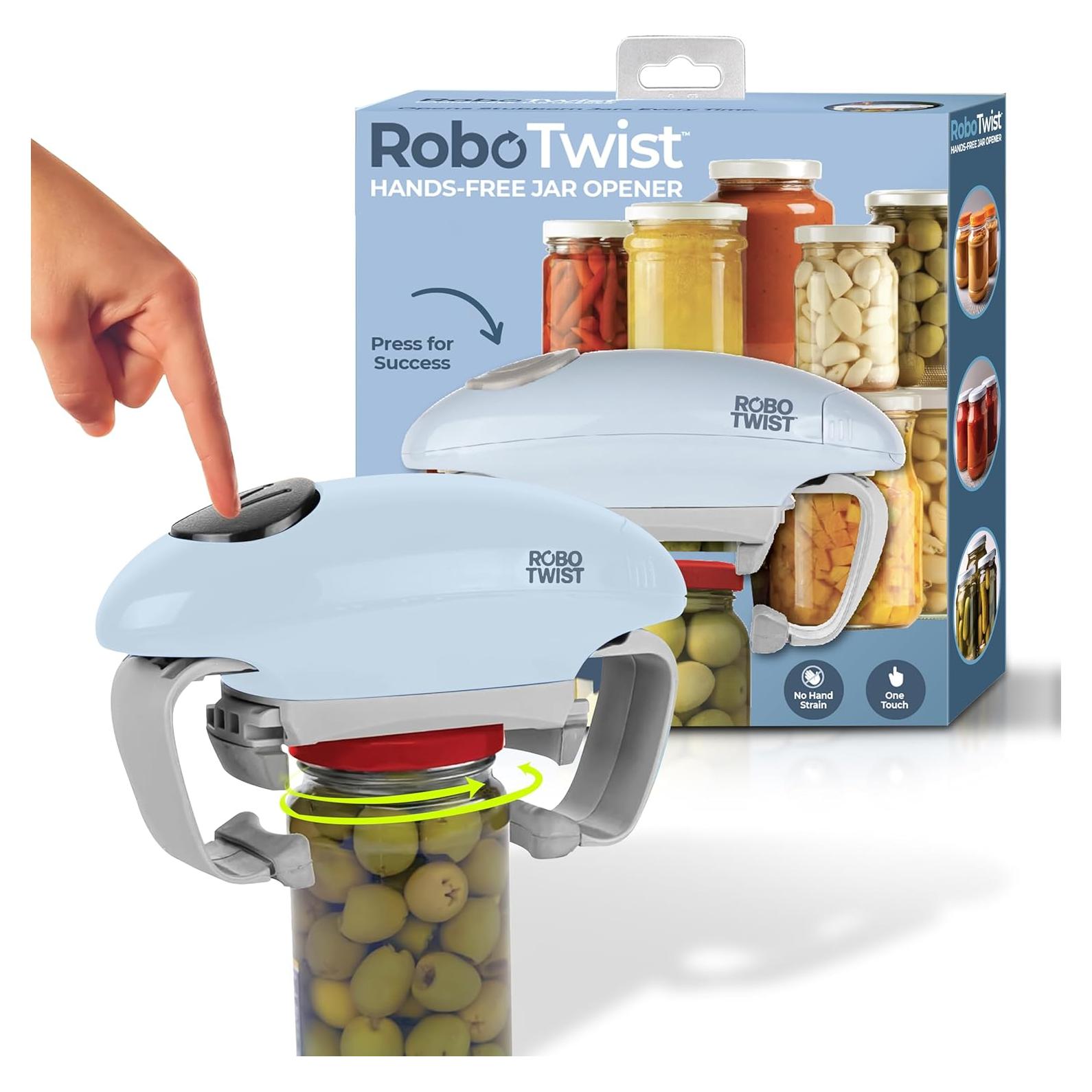 Abridor de Tarros Eléctrico EMSON Robotwist Azul Automático