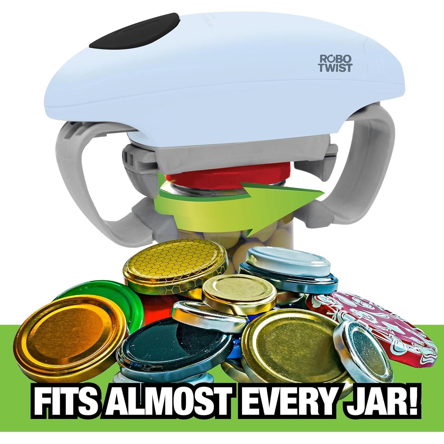 Abridor de Tarros Eléctrico EMSON Robotwist Azul Automático