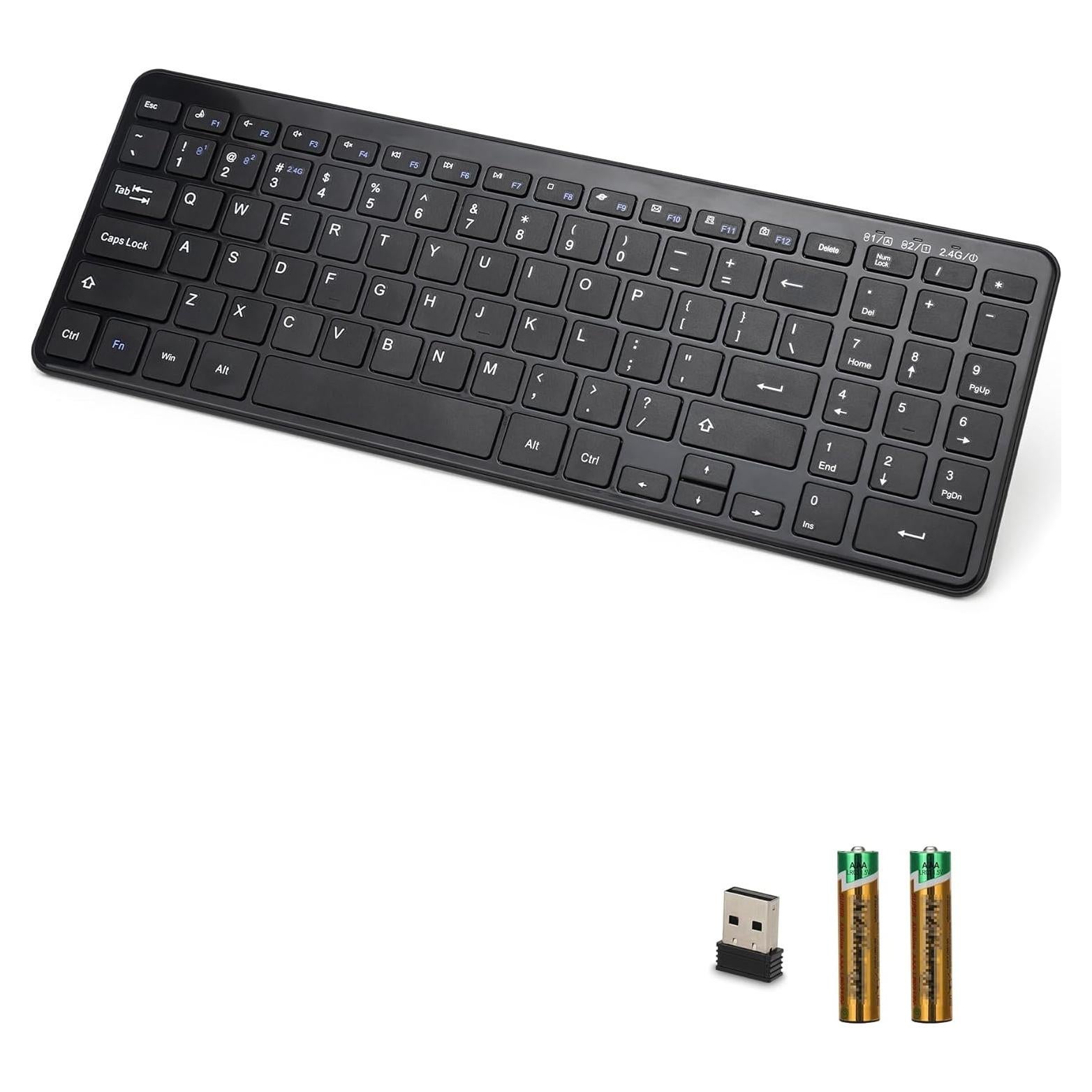 Teclado Bluetooth Inalámbrico Awaygerous JP090 Negro