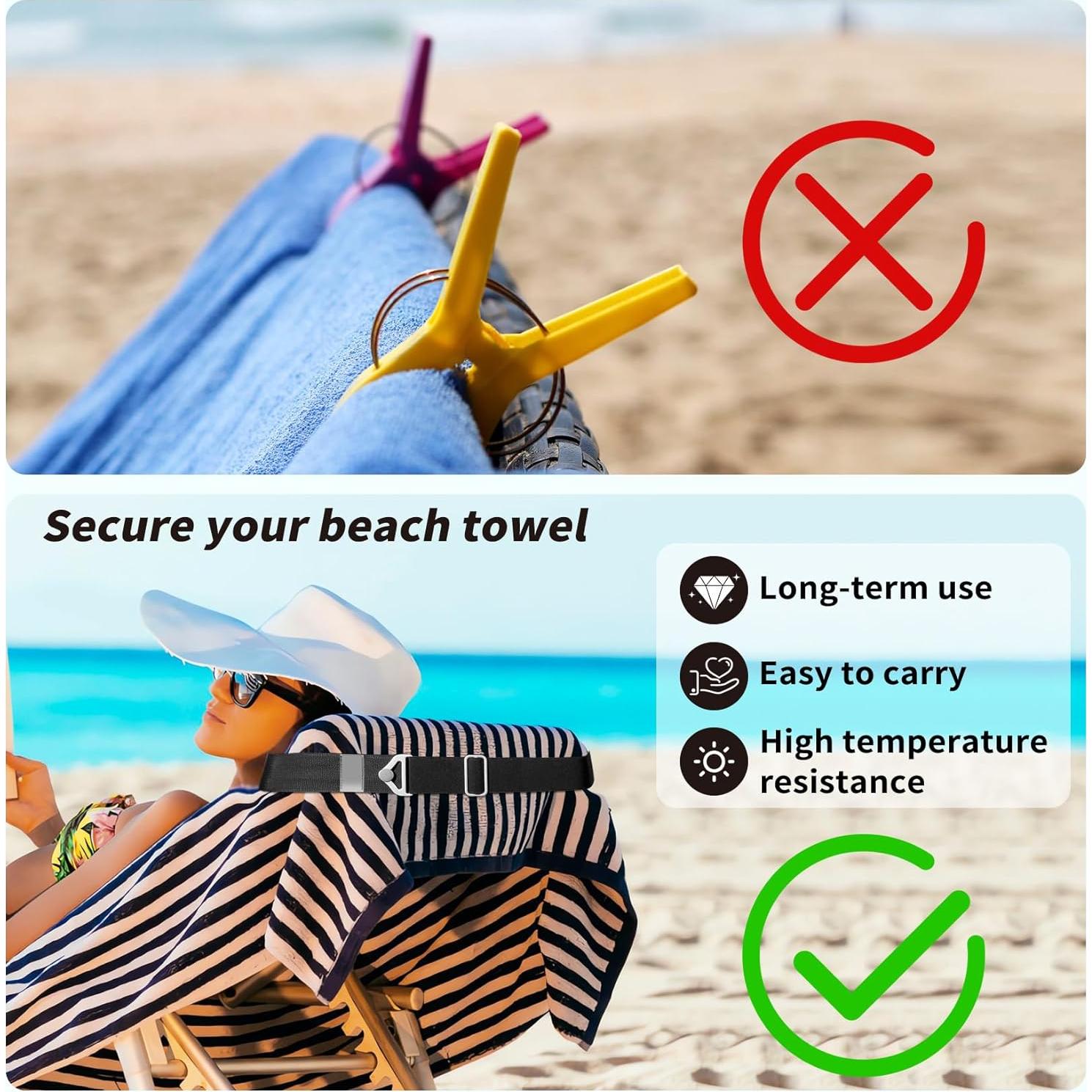 Cinturón de Viaje TOOVREN 2-en-1 Ajustable Negro 71.5-90CM